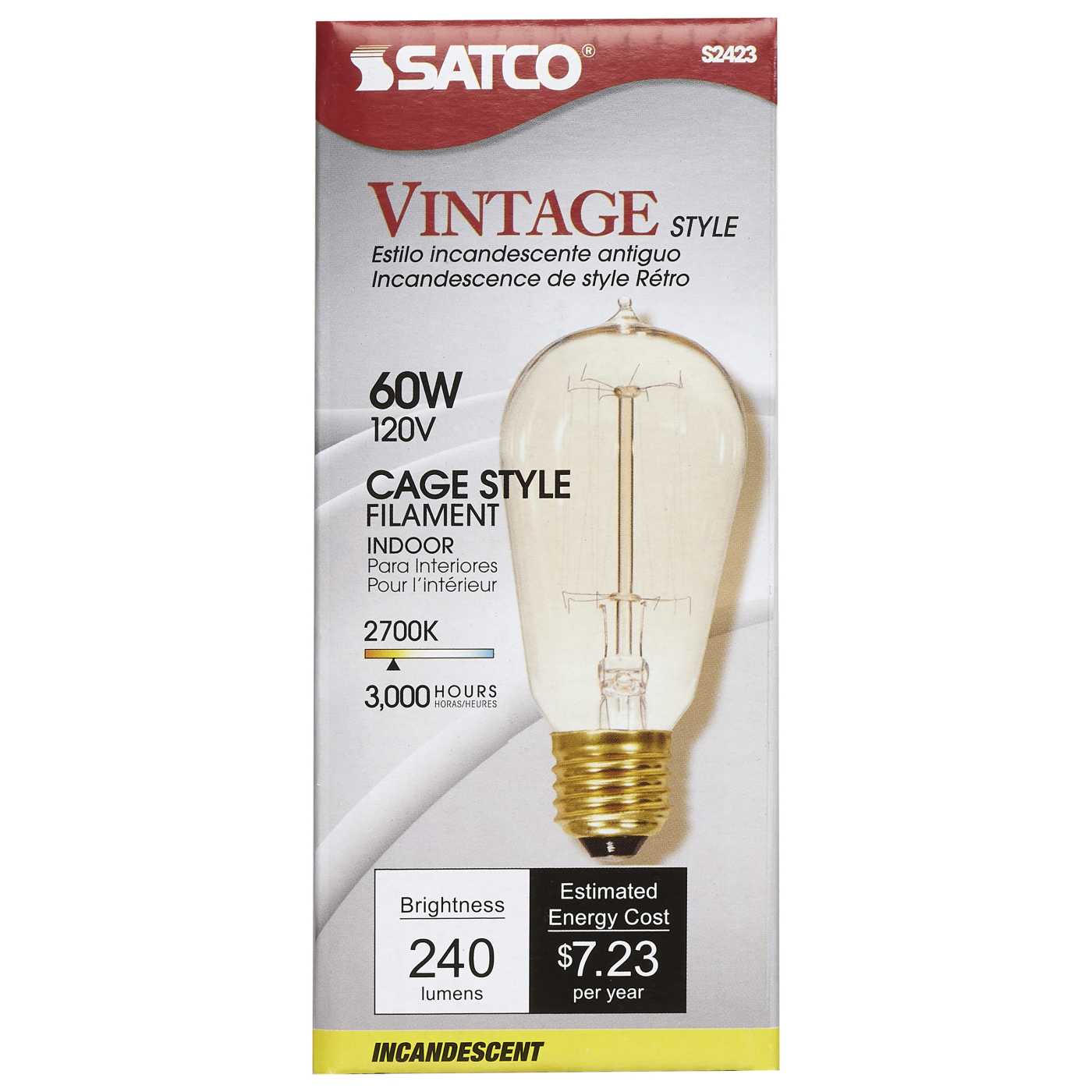 60ST19/CL/15S/120V VINTAGE - S2423