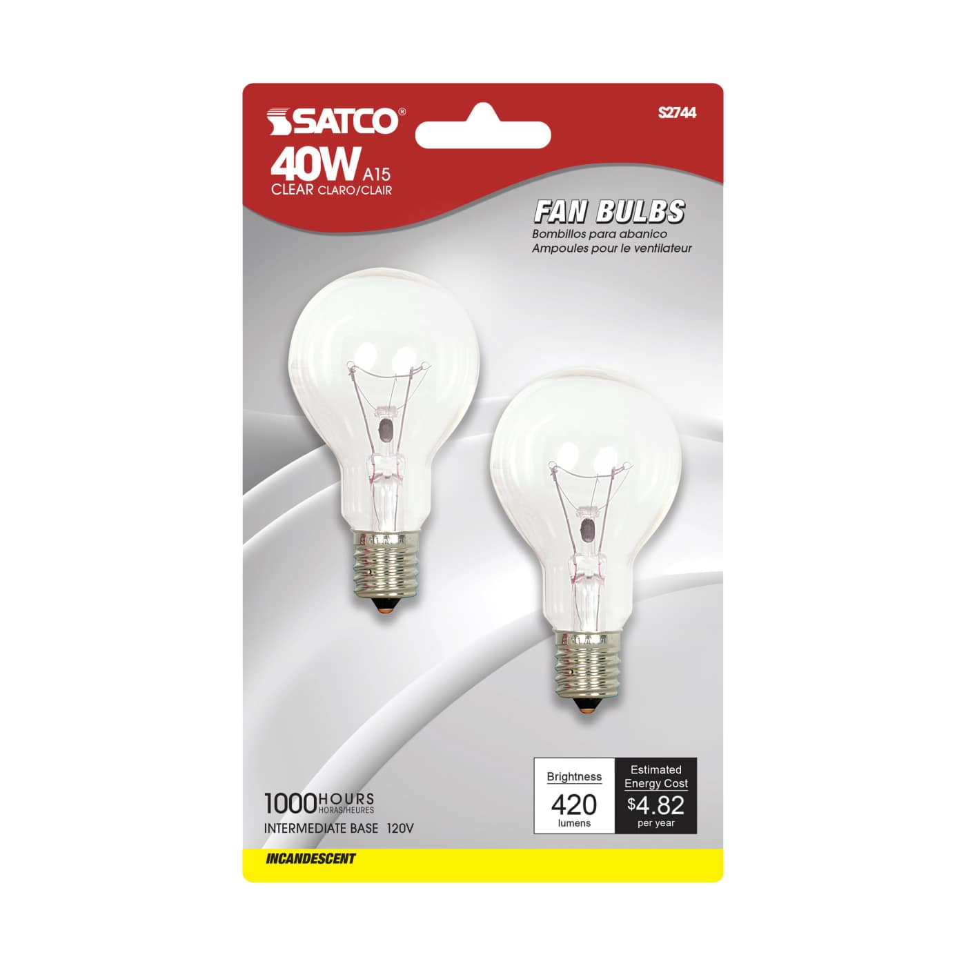 40A15/CLEAR 120V INT 2/CD - S2744