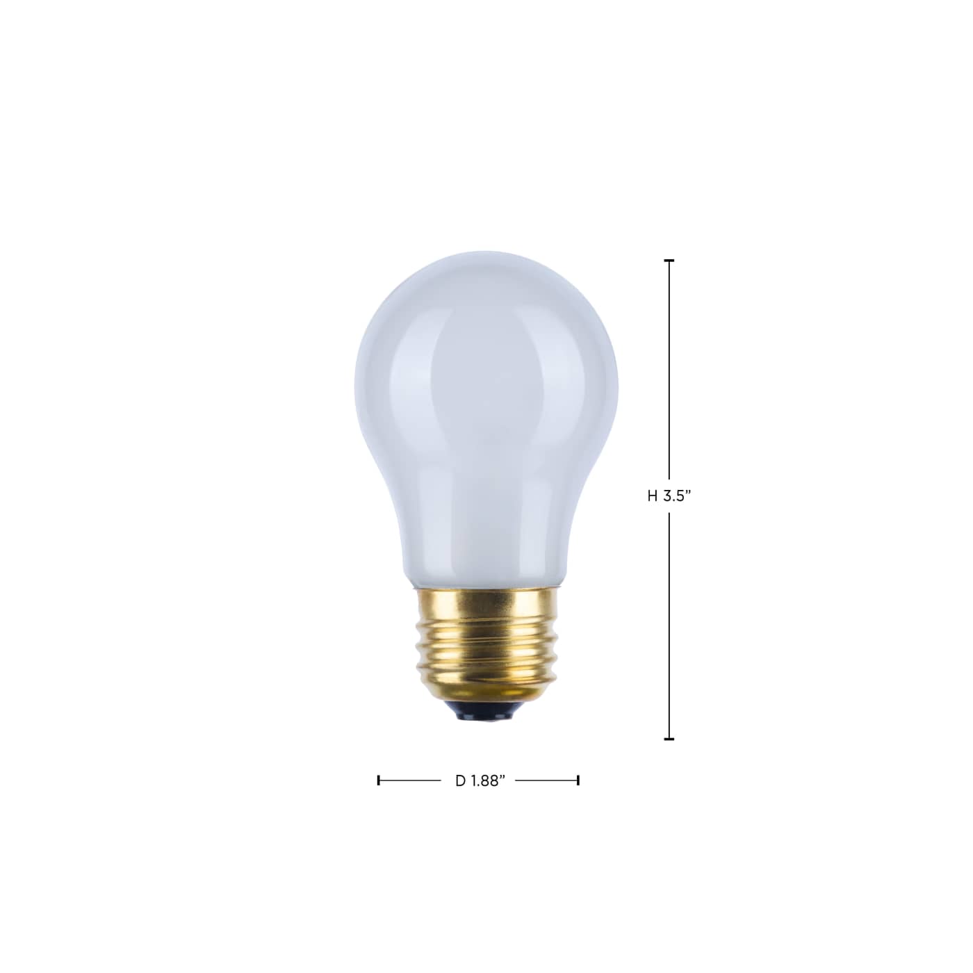 15W A-15 FROSTED MED BASE - S3949