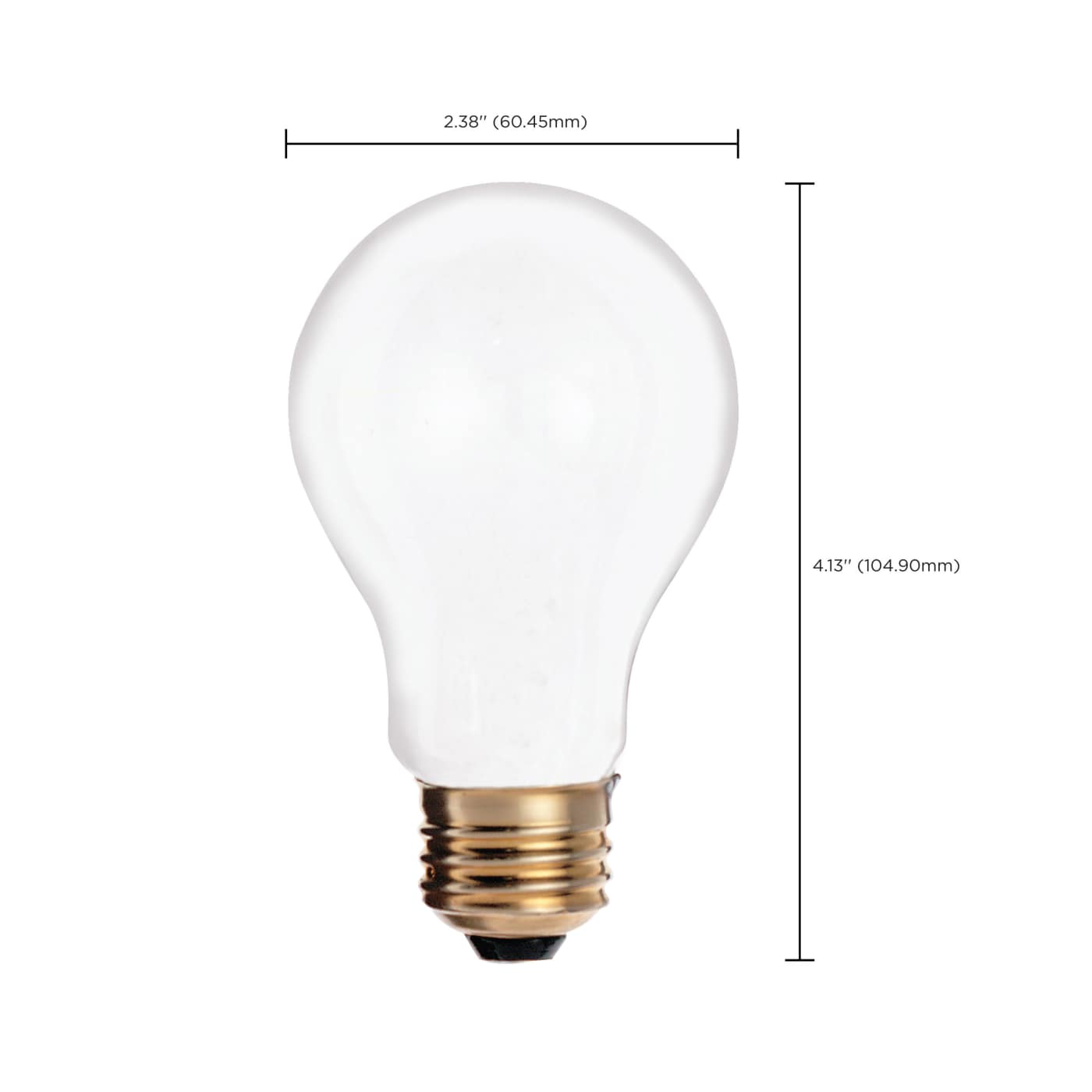 25W A-19 FROSTED 130V - S3950