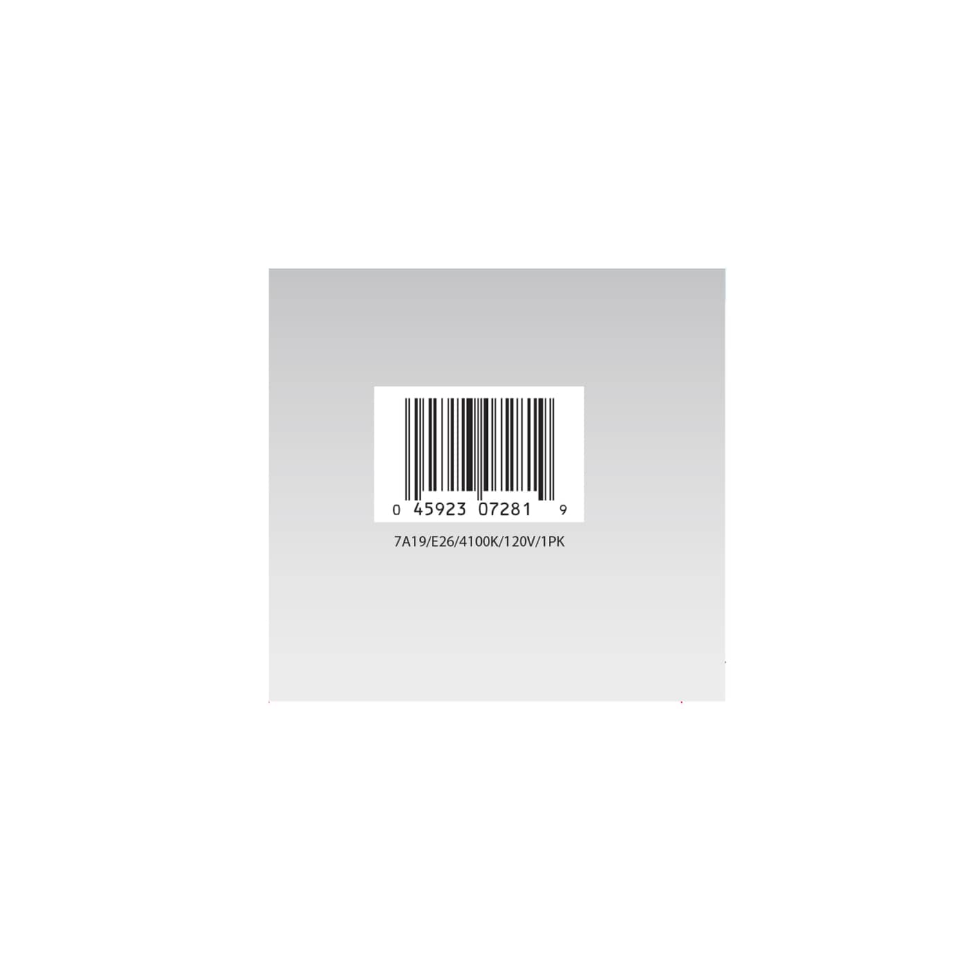 7A19/E26/4100K/120V/1PK - S7282