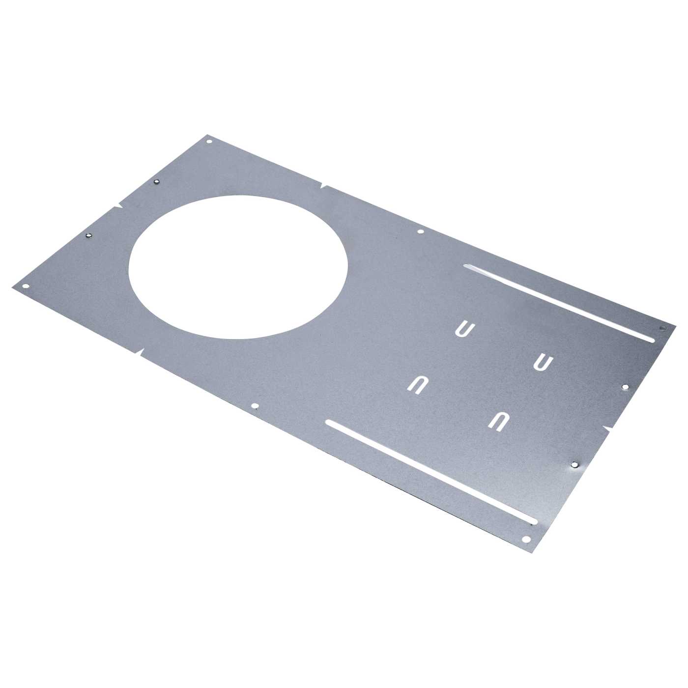 DL NC PLATE 6" RD FLAT ASYM - 80-866