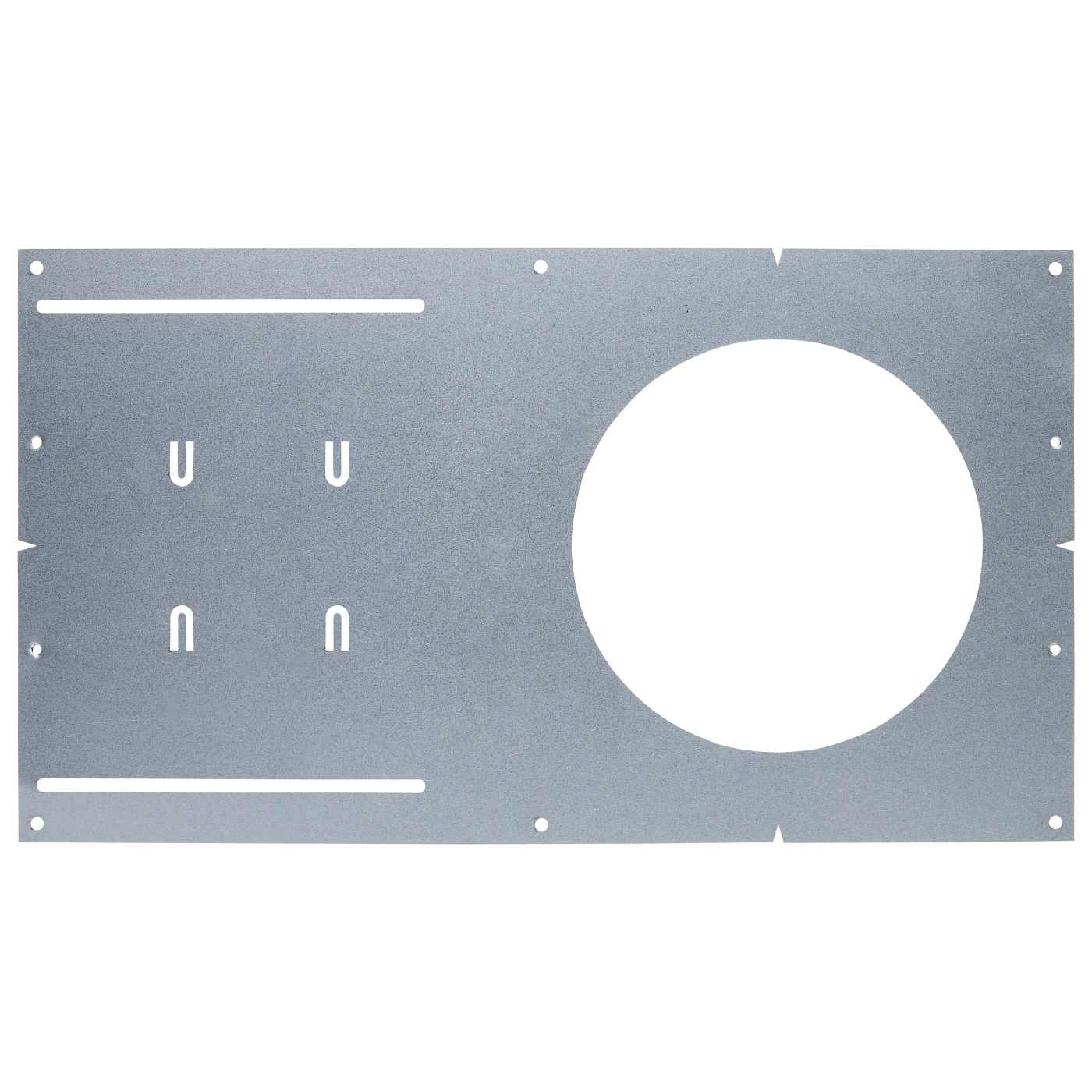 DL NC PLATE 6" RD FLAT ASYM - 80-866
