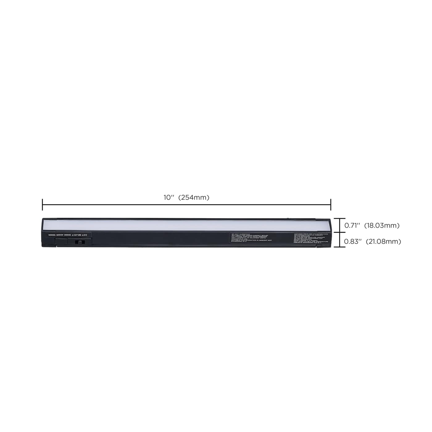 4W 10" CCT SEL LED UNDERCABINE - 63-452