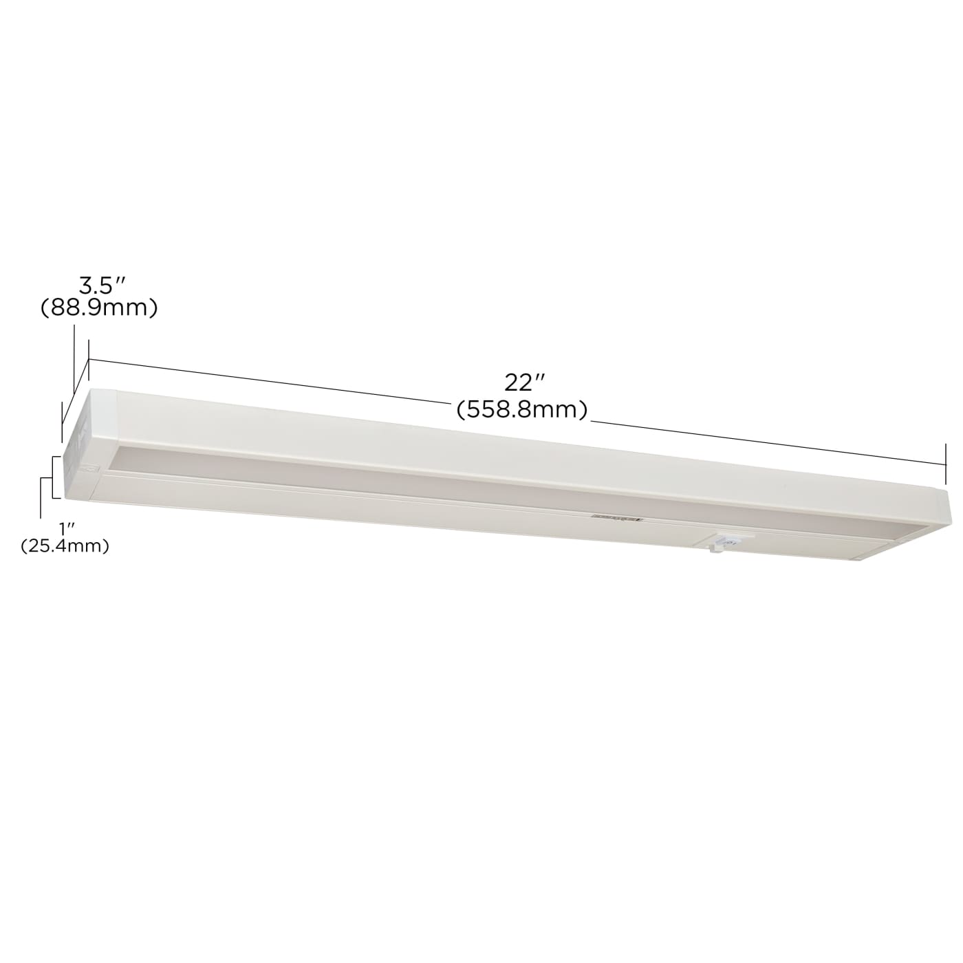 UNDER CAB LED 3CCT 22" - WH - 63-503
