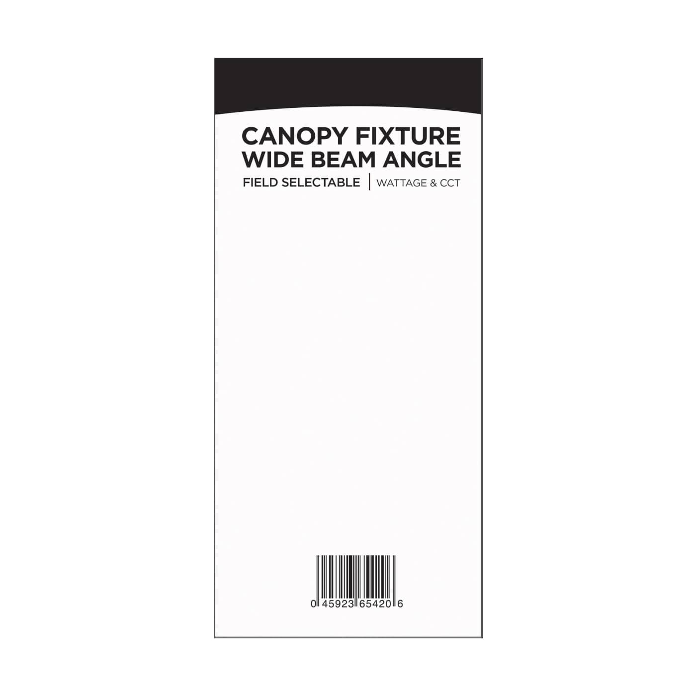 LED WIDE BEAM ANGLE CANOPY - 65-637