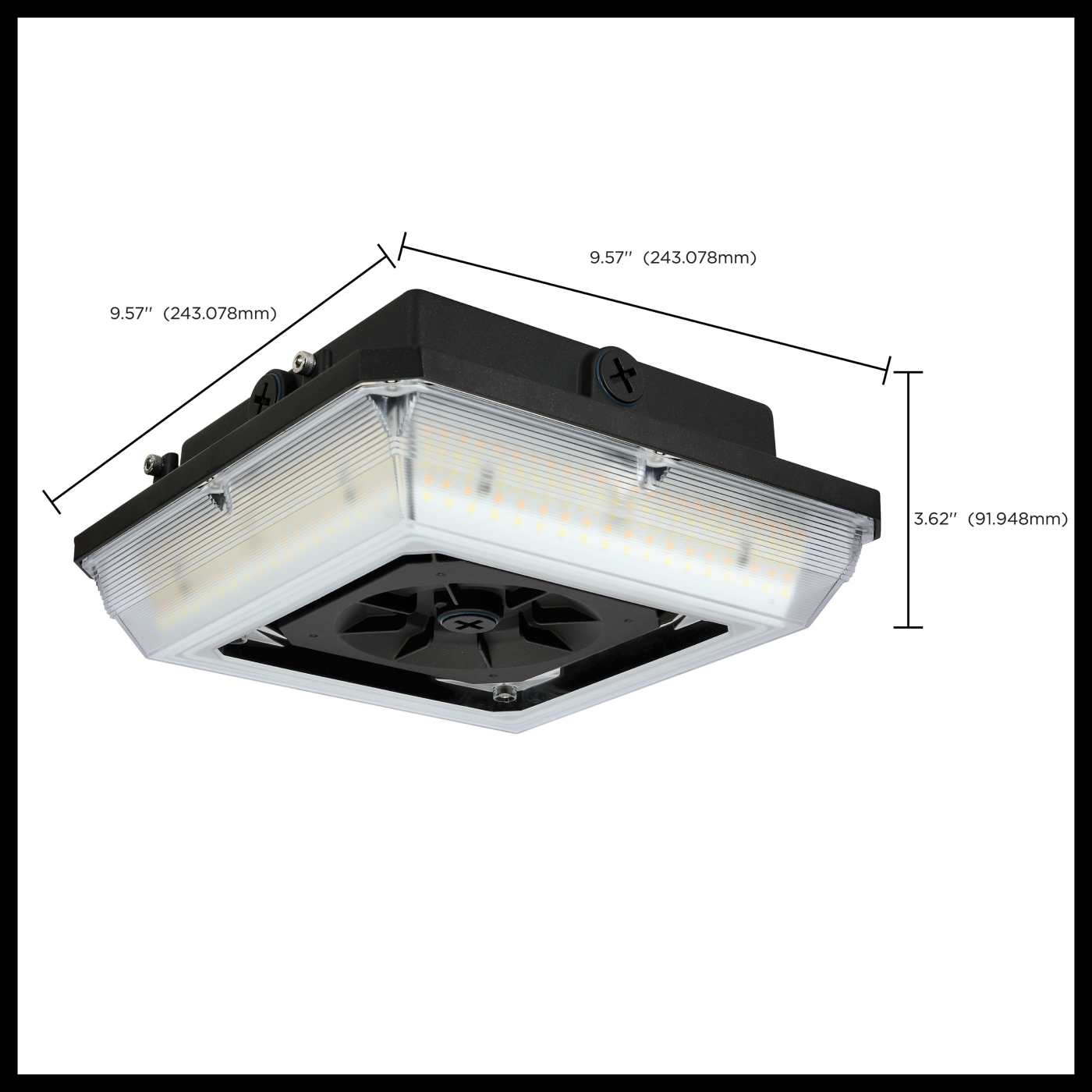 LED WIDE BEAM ANGLE CANOPY - 65-637