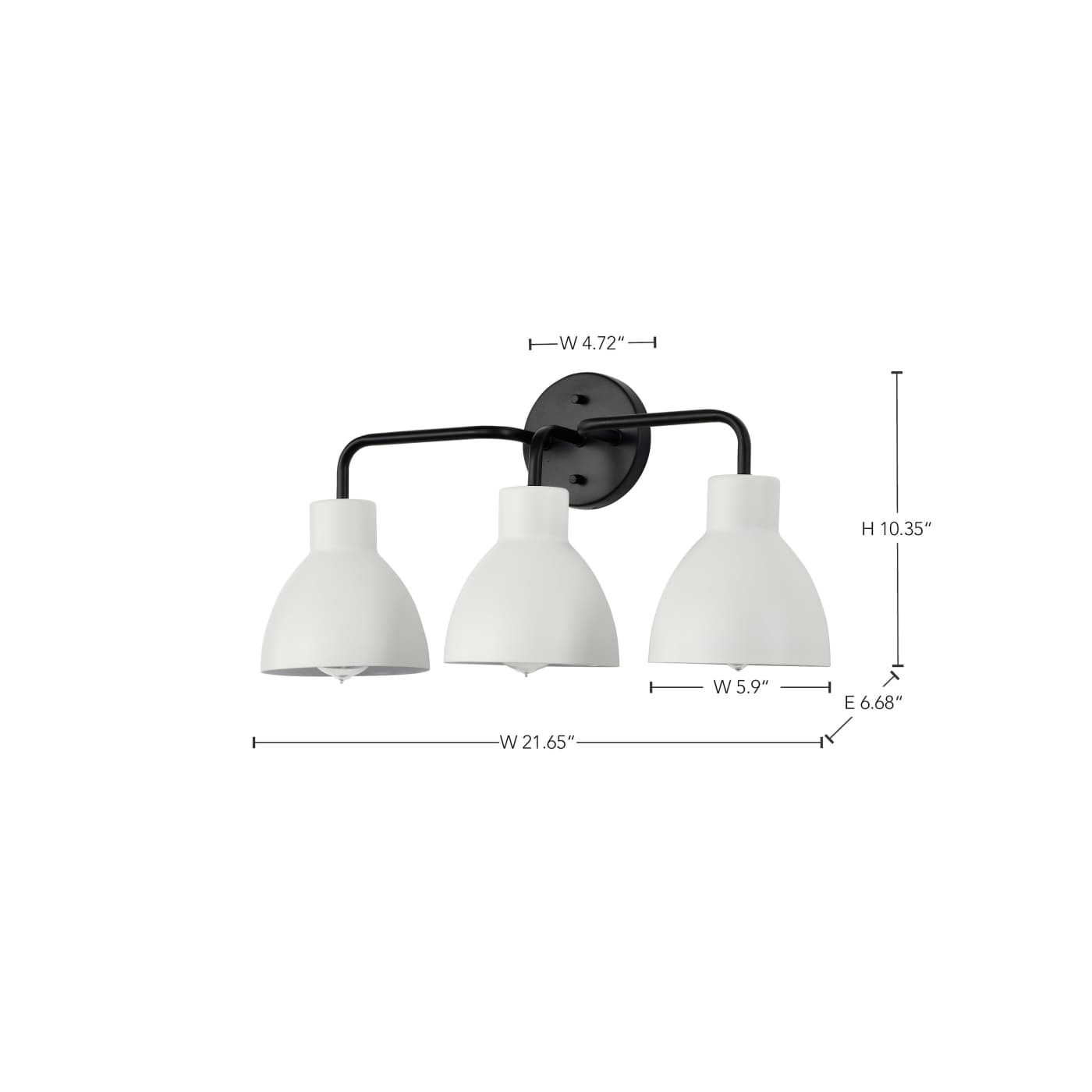 SLOAN 3 LIGHT VANITY - 60-6786