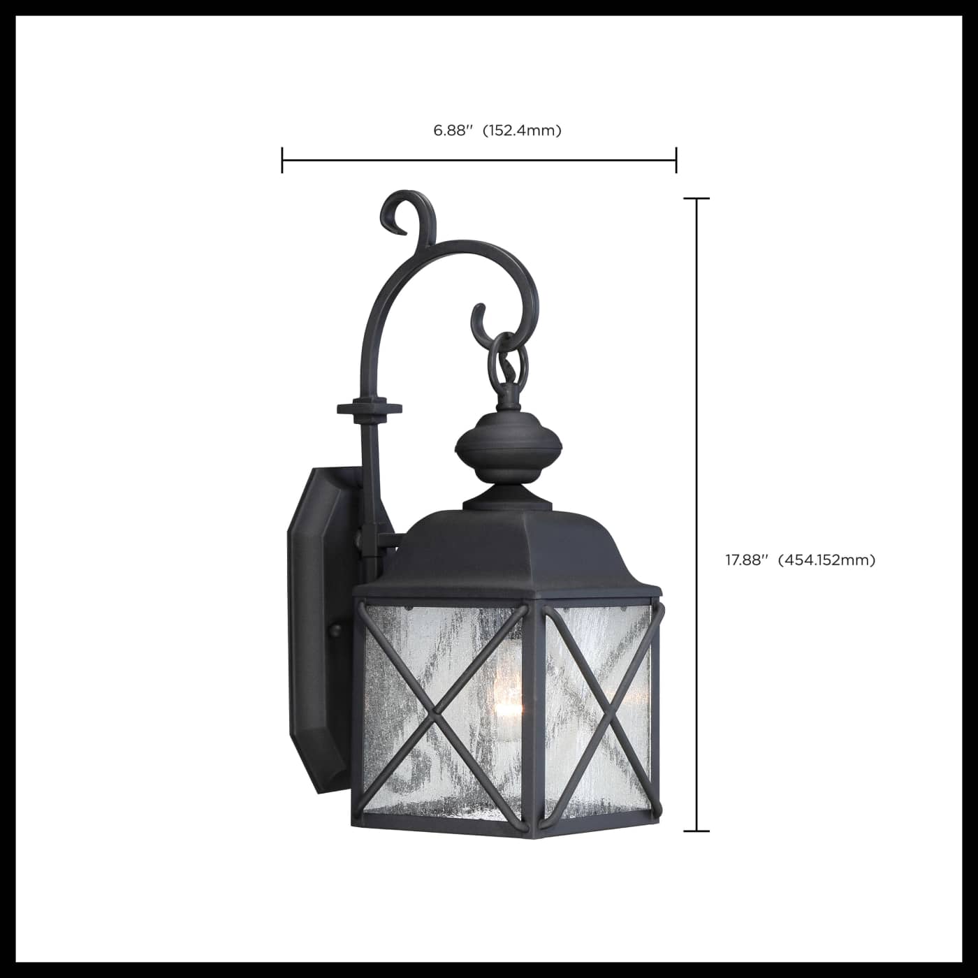 WINGATE 1 LT 6" OUTDOOR WALL - 60-5621
