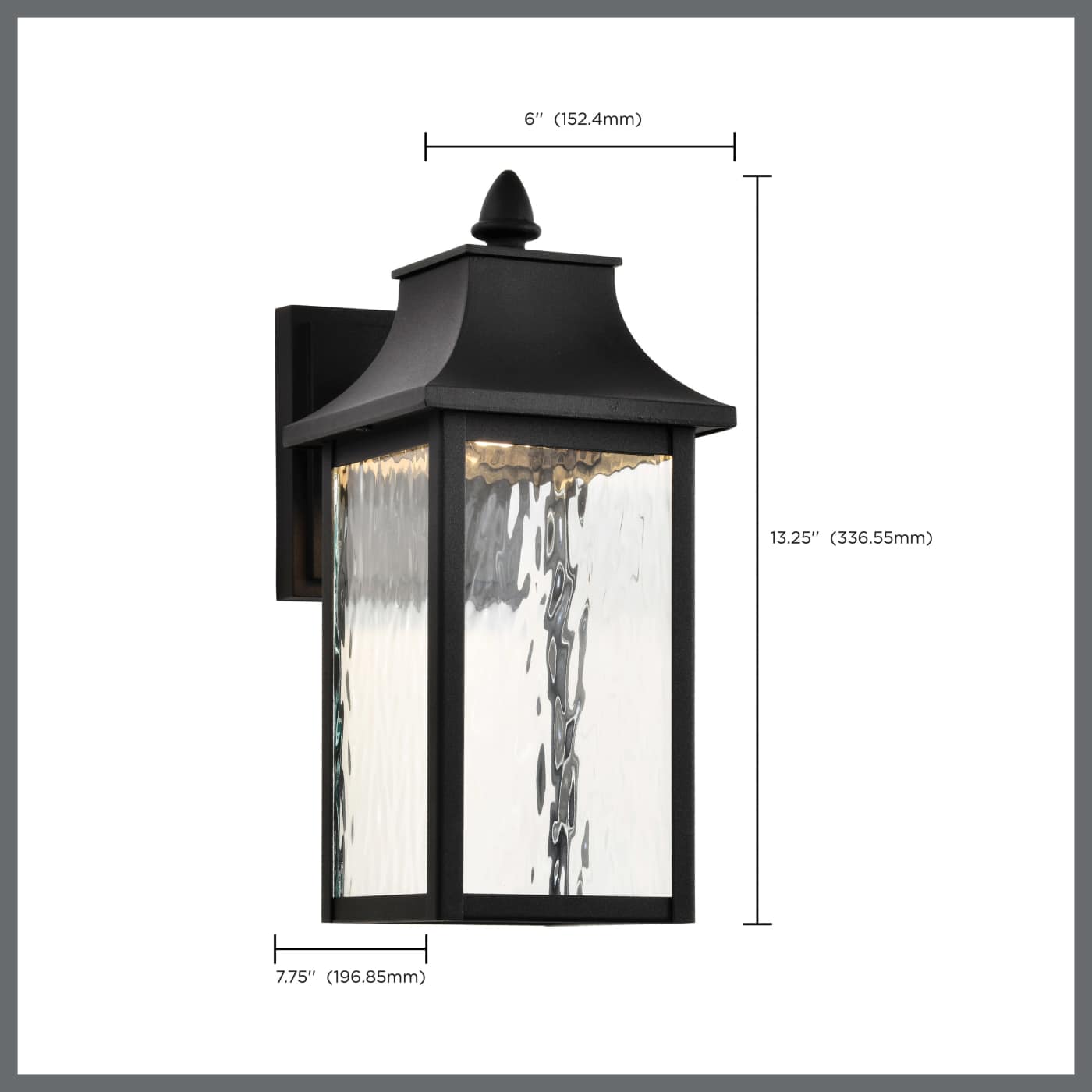 AUSTEN 1LT OUTDOOR SM WALL - 62-5997