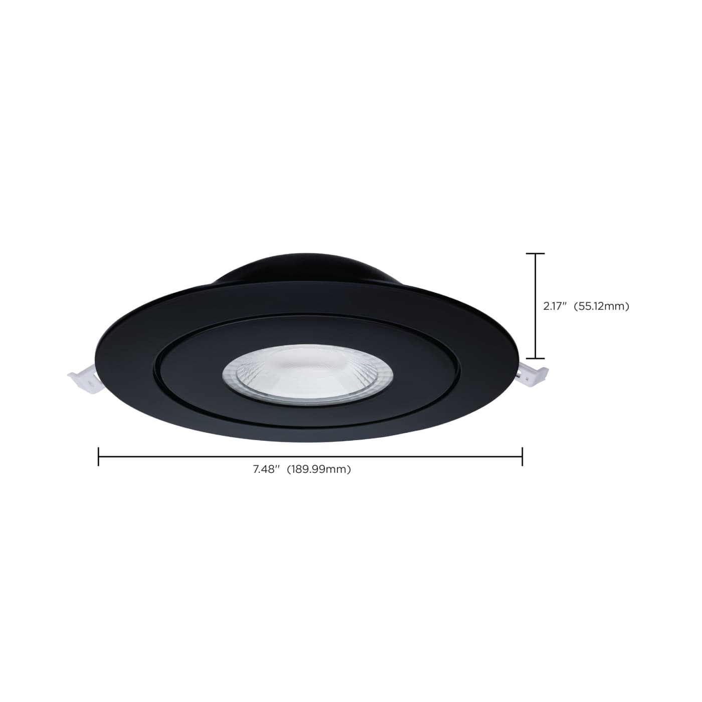15WLED/GBL/6/CCT/RND/BLK - S11862