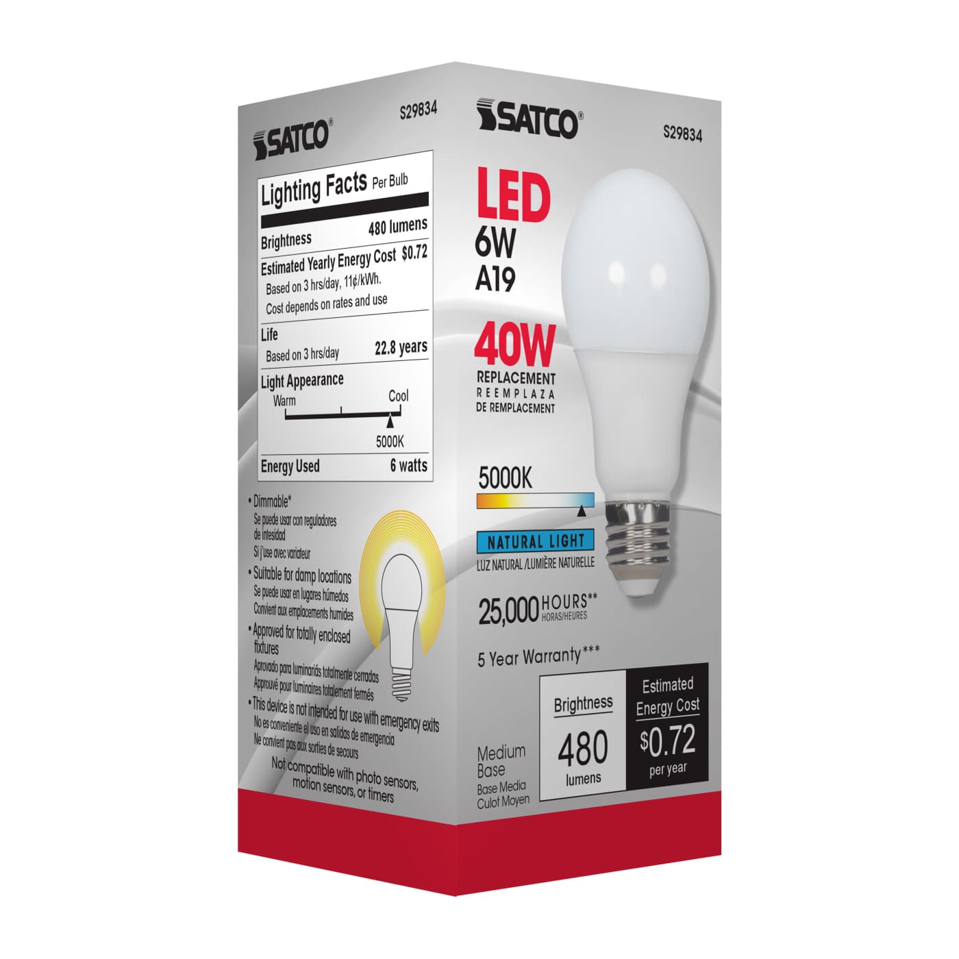 6A19/OMNI/220/LED/50K - S29834