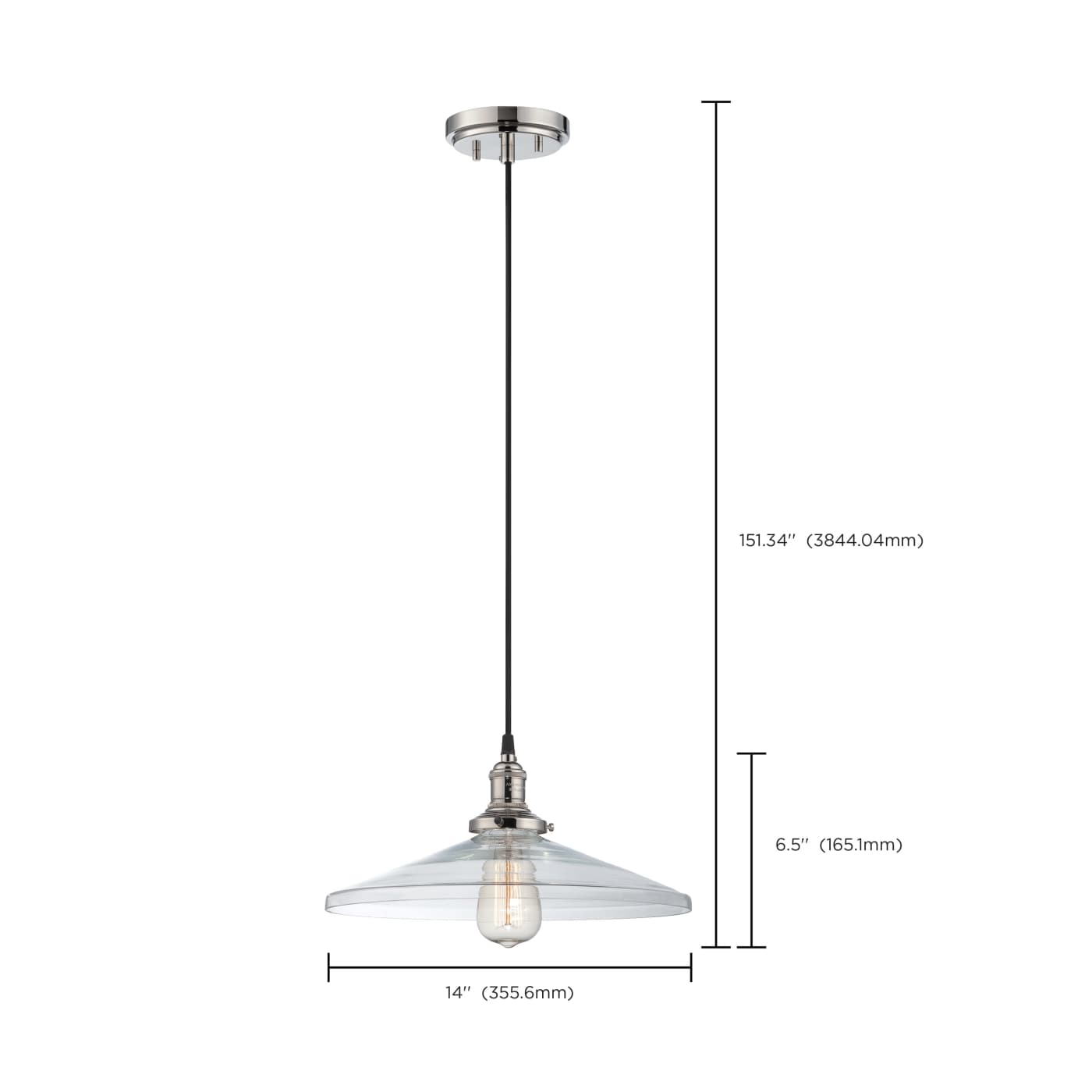 1 LT VINTAGE PENDANT - 60-5409