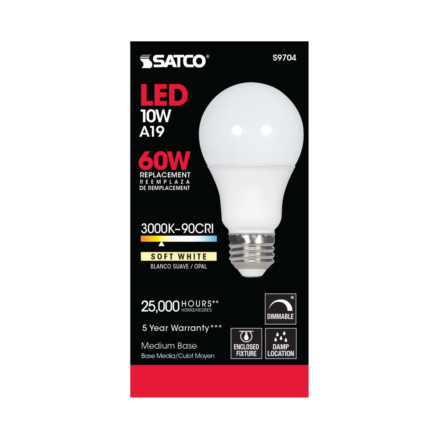 10A19/OMNI/LED/3K/90CRI - S9704