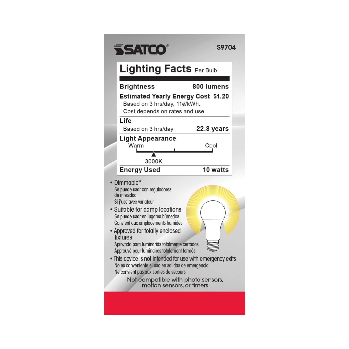 10A19/OMNI/LED/3K/90CRI - S9704