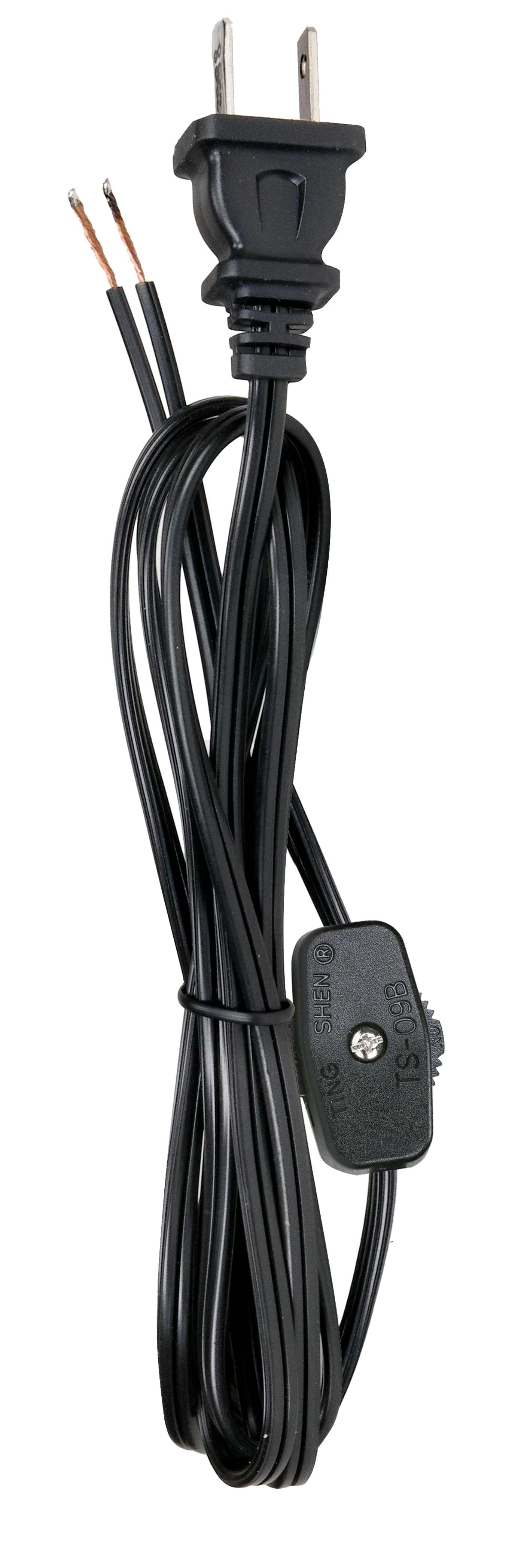 6 FT #18/2 SPT-1 BLACK 105 DEG - 80-2397