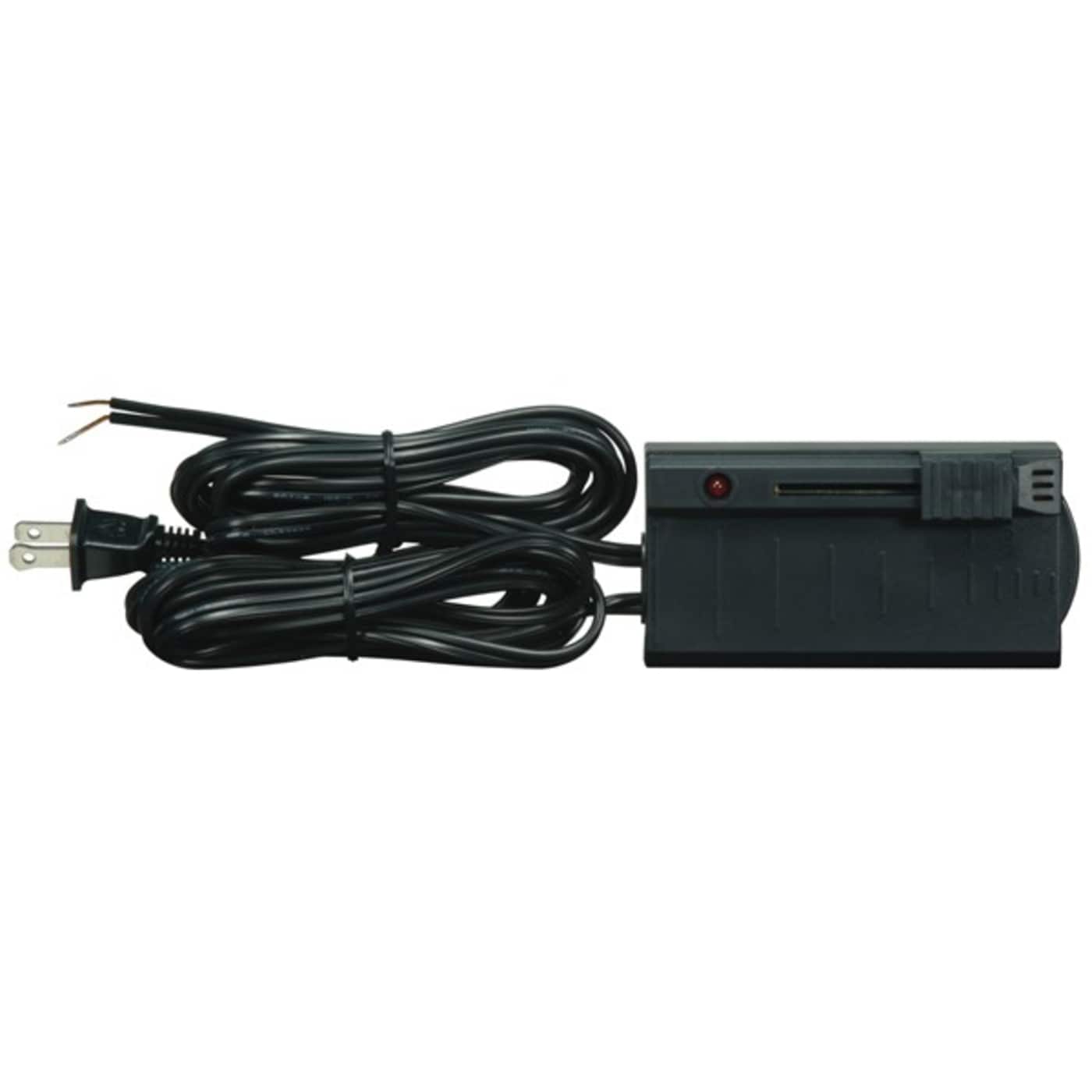 BLK SLIDE DIMMER W/8 FT 18/2 S - 80-1244