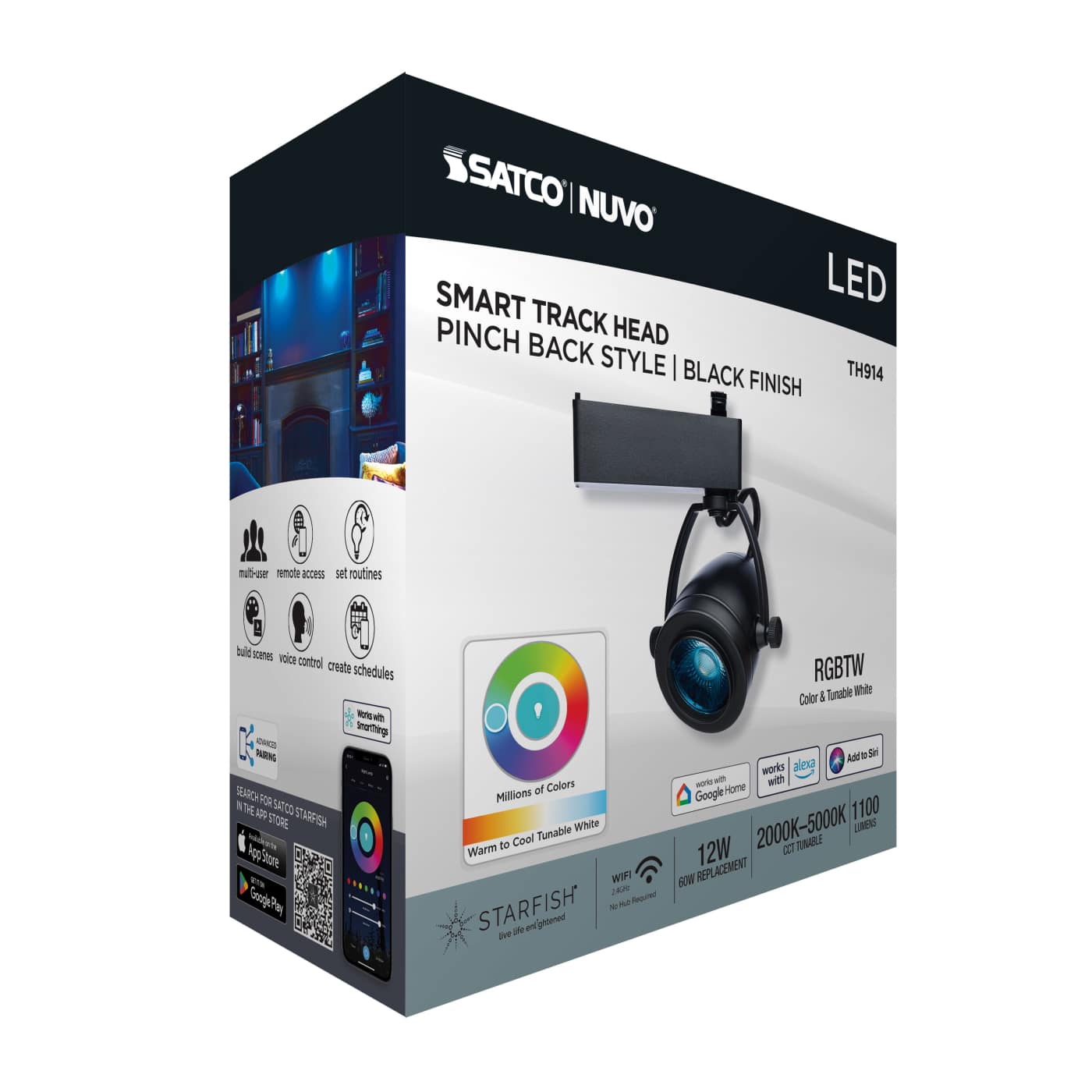 12W LED TRACK HEAD PINCH BACK - TH914