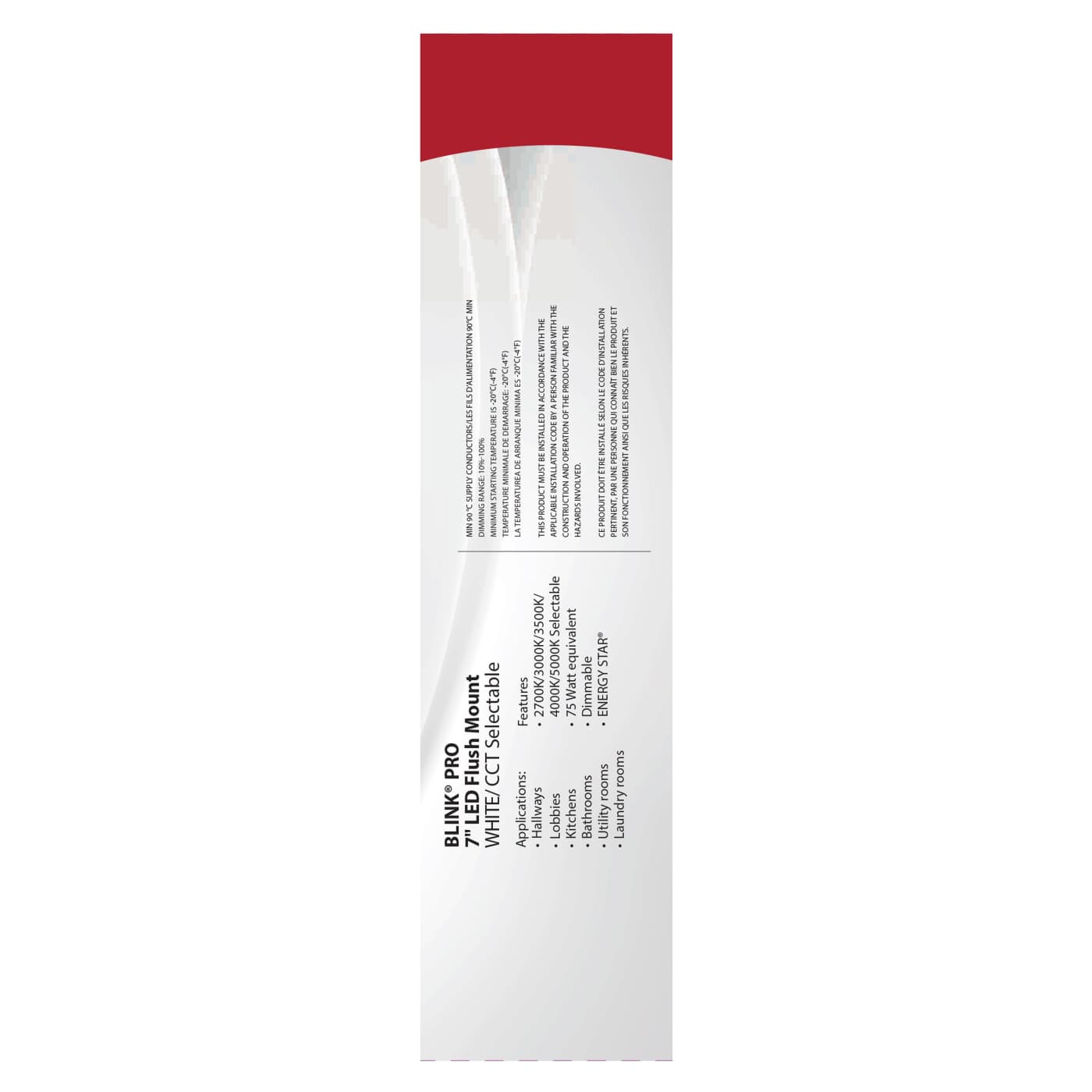 BLINK 11W LED 7" RND WHITE - 62-1710