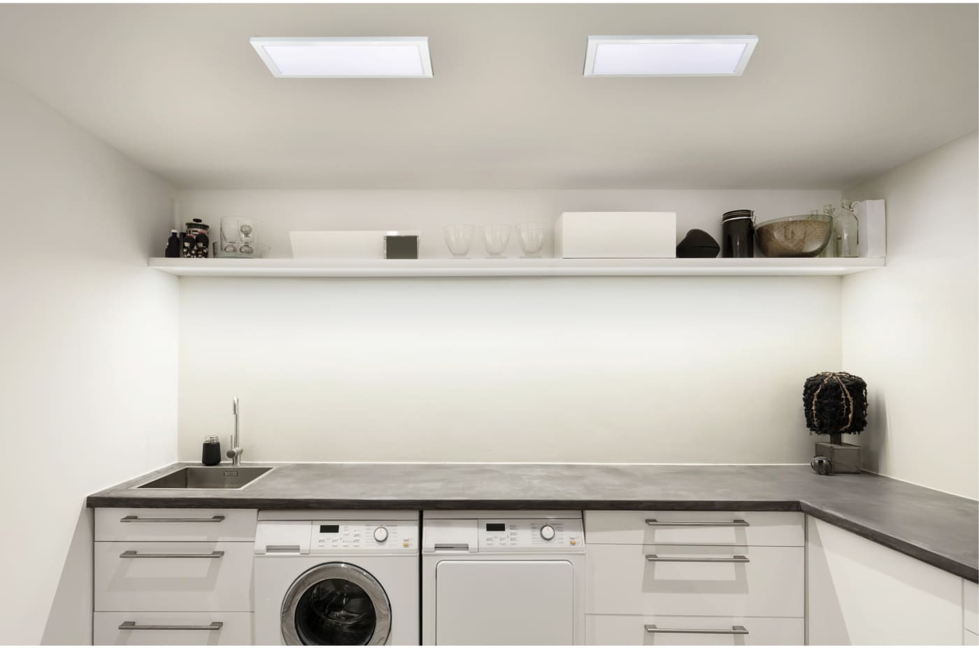 18W/LED/1X1/FLUSH/3K/WH - 62-1051