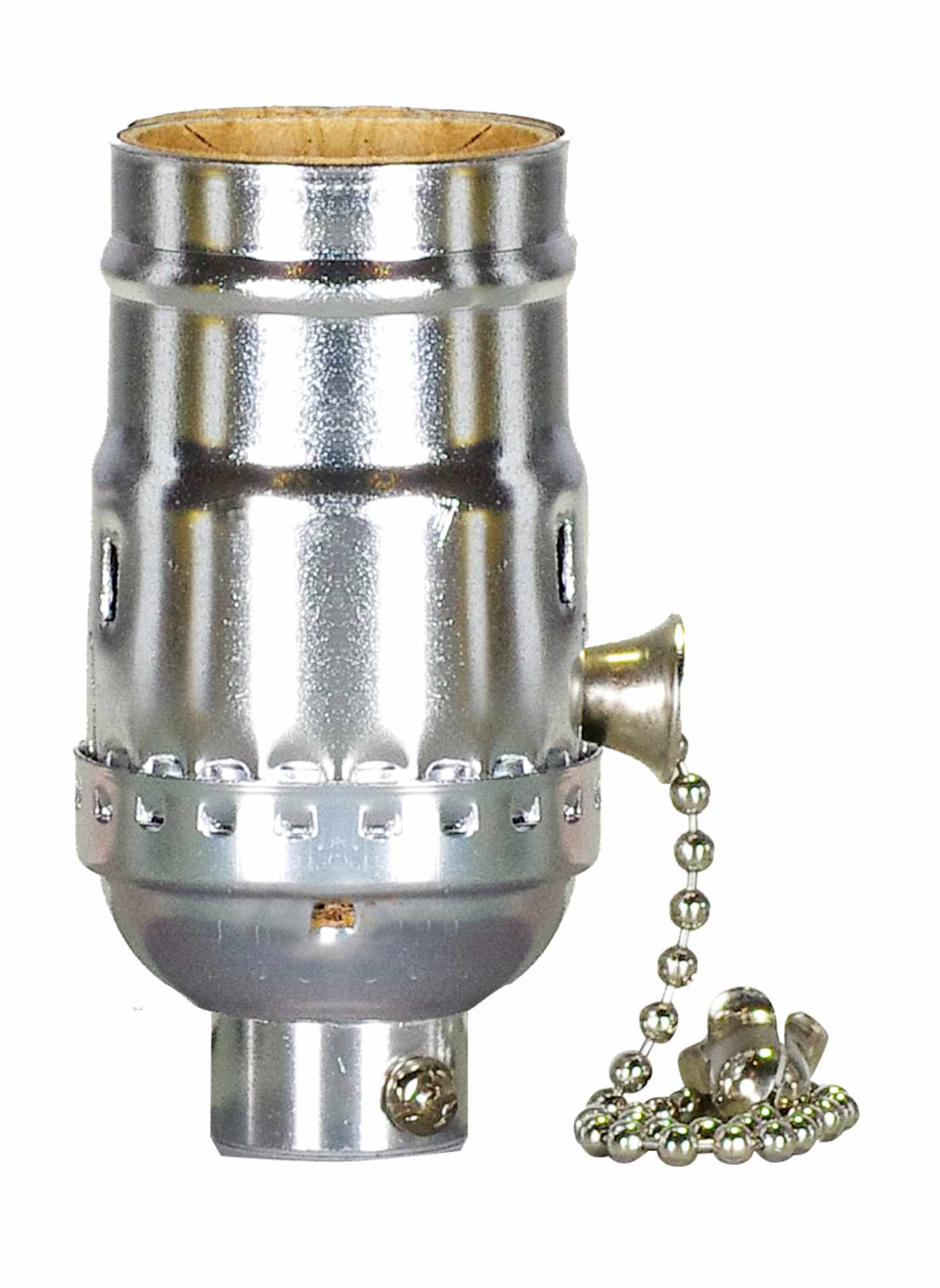 NICKEL PULL CHAIN SKT W/1/4 IP - 80-2185