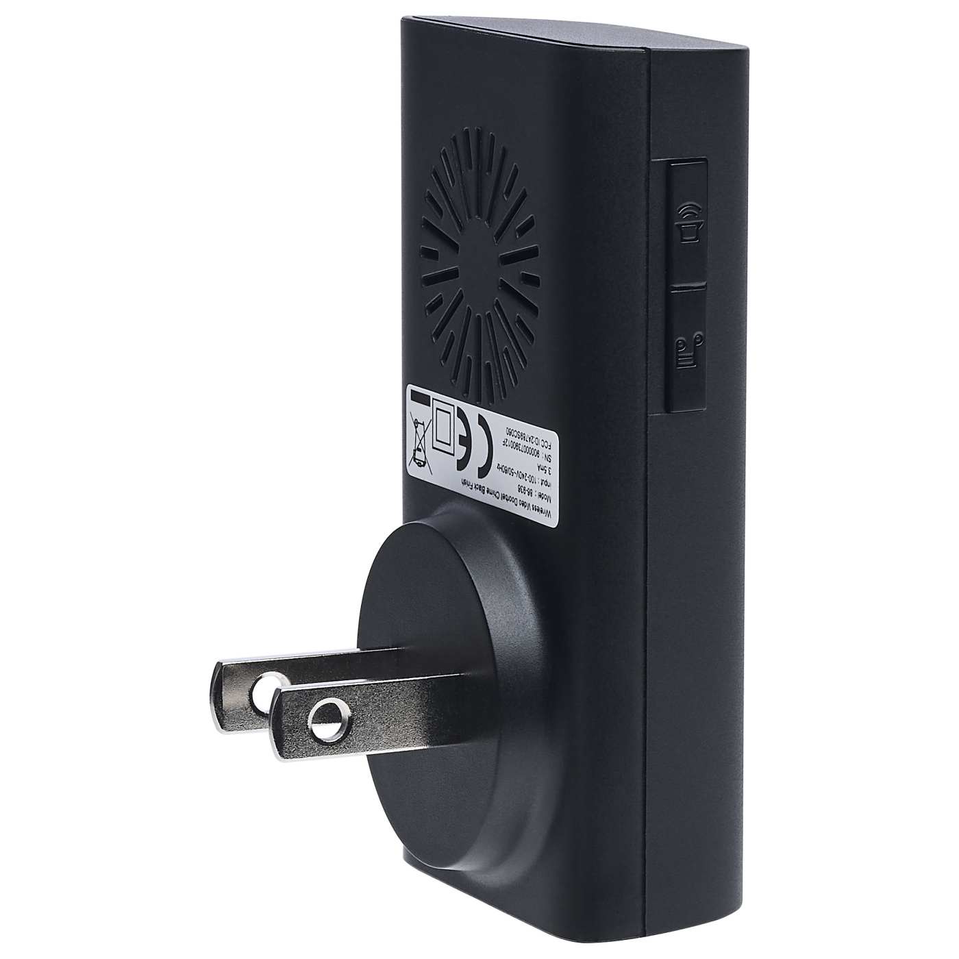 DOORBELL CHIME BLACK FINISH - 86-936