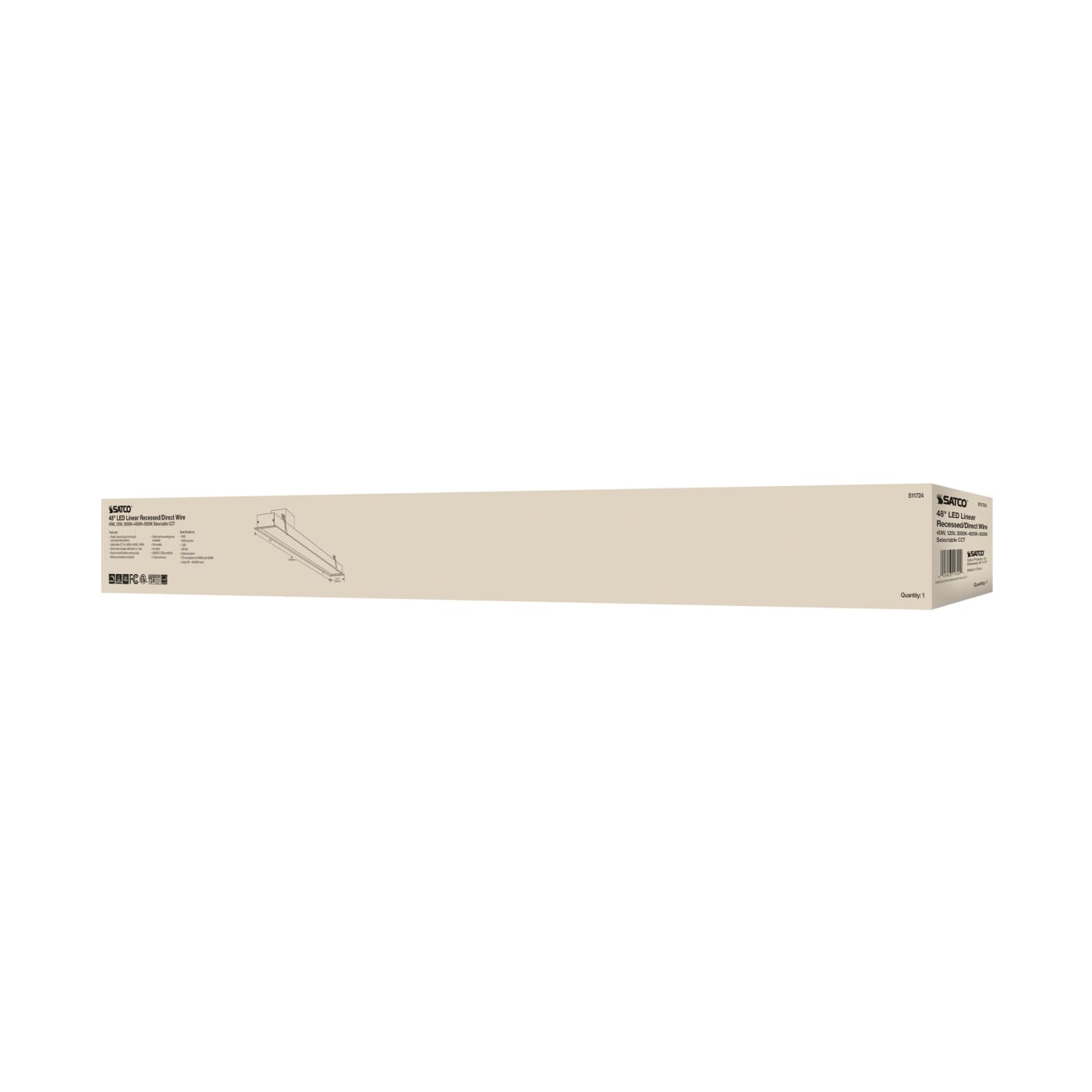 40WLED/DW/LINEAR/48"/ADJ-CCT - S11724