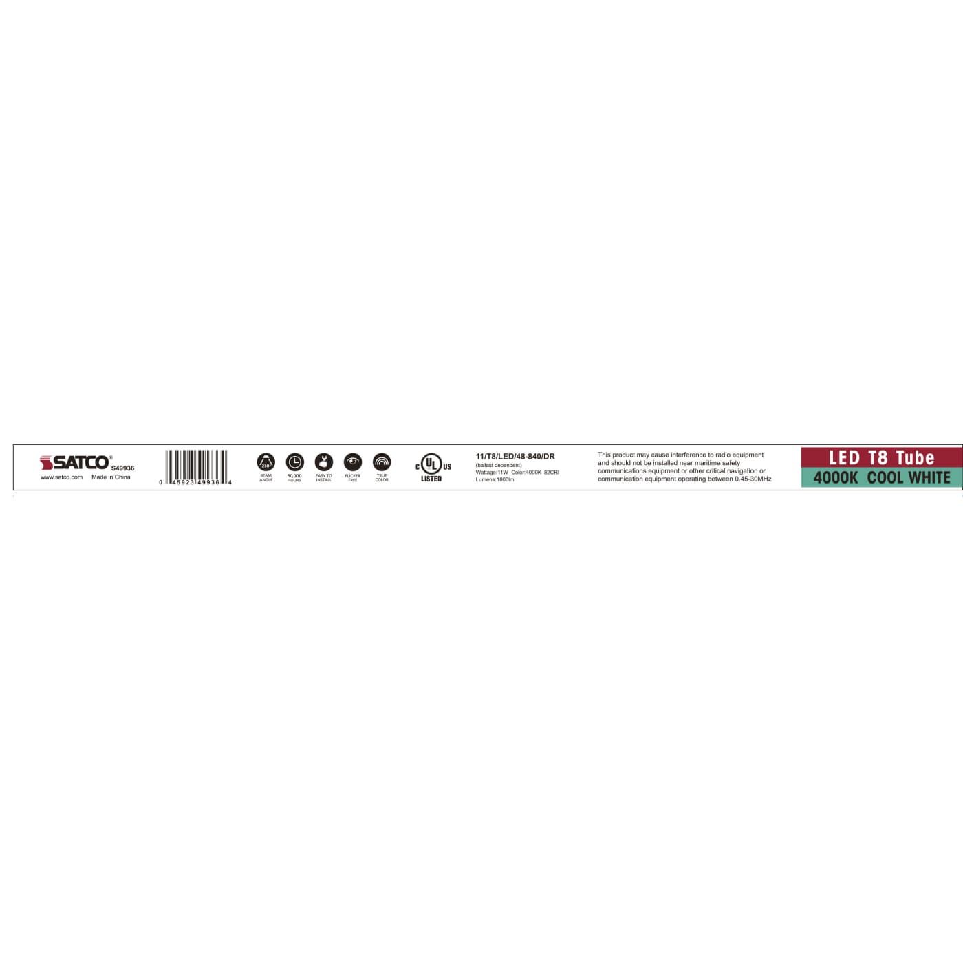 11/T8/LED/48-840/DR - S49936