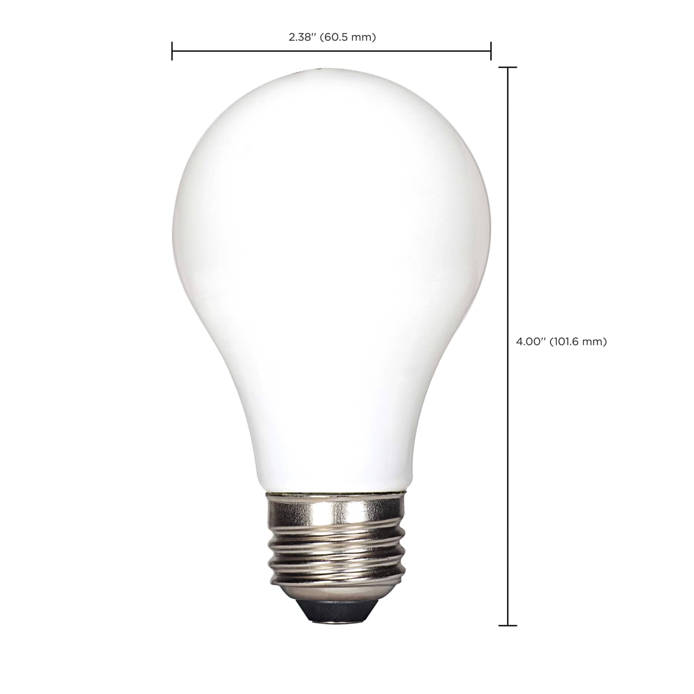 7.5A19/SW/LED/E26/27K/120V/4PK - S21714