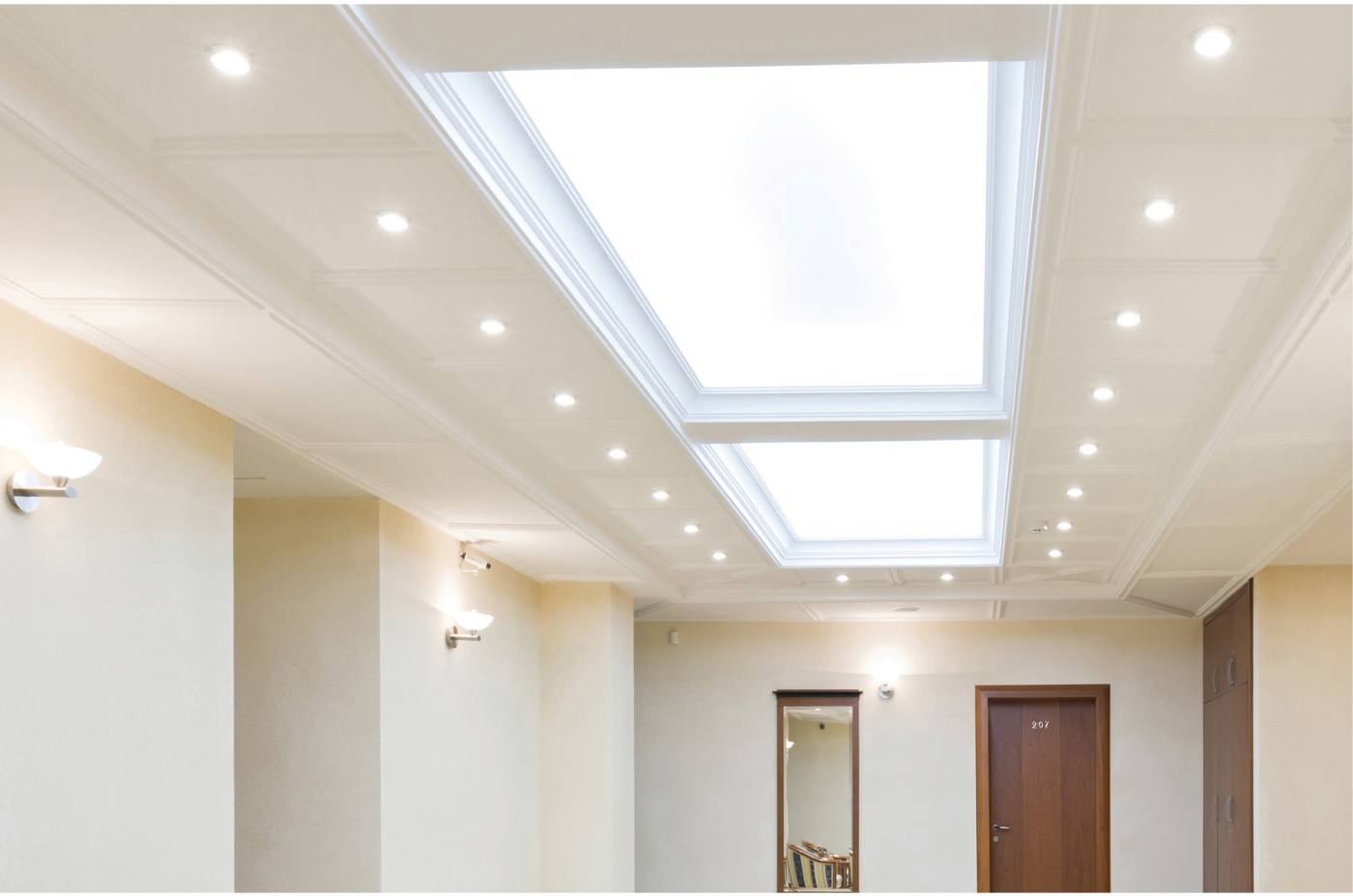 16.5W/LED/8"FLUSH/3K/ECO - S9881