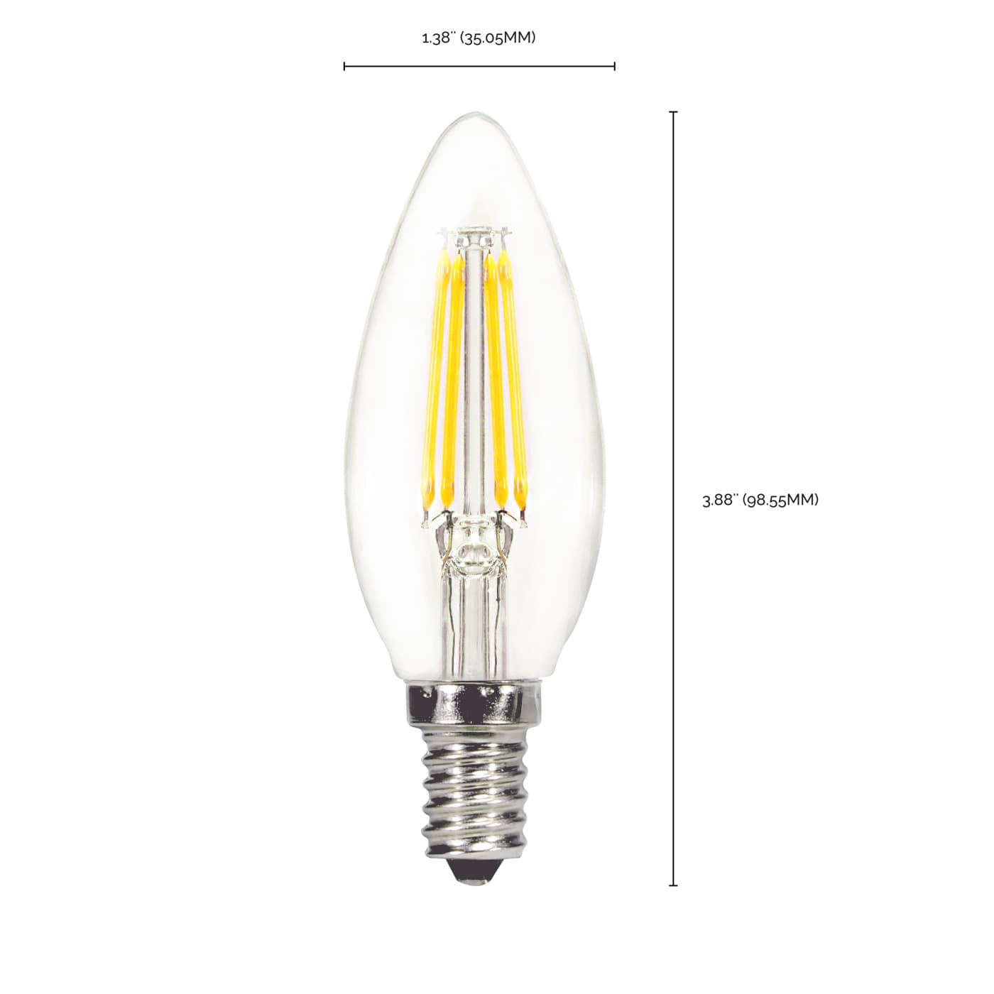 4W CTC/LED/30K/CL/120V - S29890