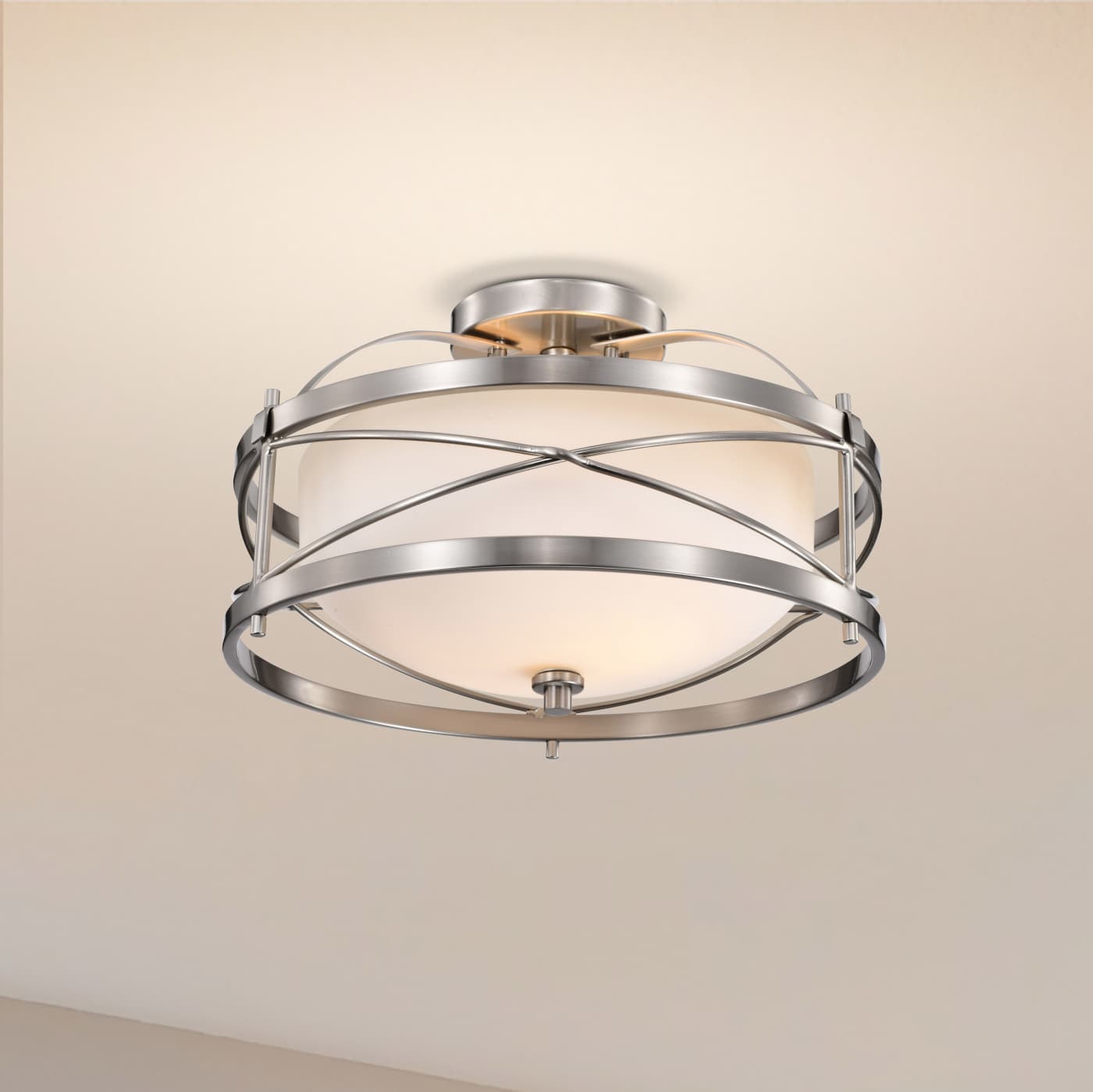 GINGER - 2 LT SEMI FLUSH - 60-5331
