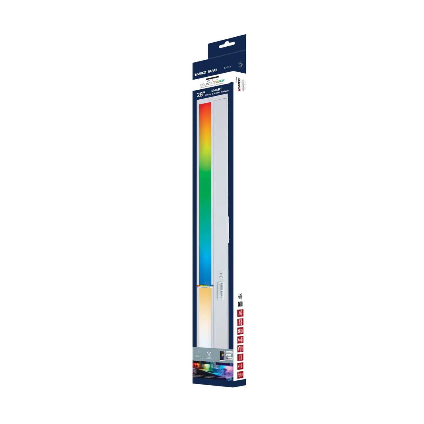 UNDER CAB LED RGB 28" - WH - 63-554