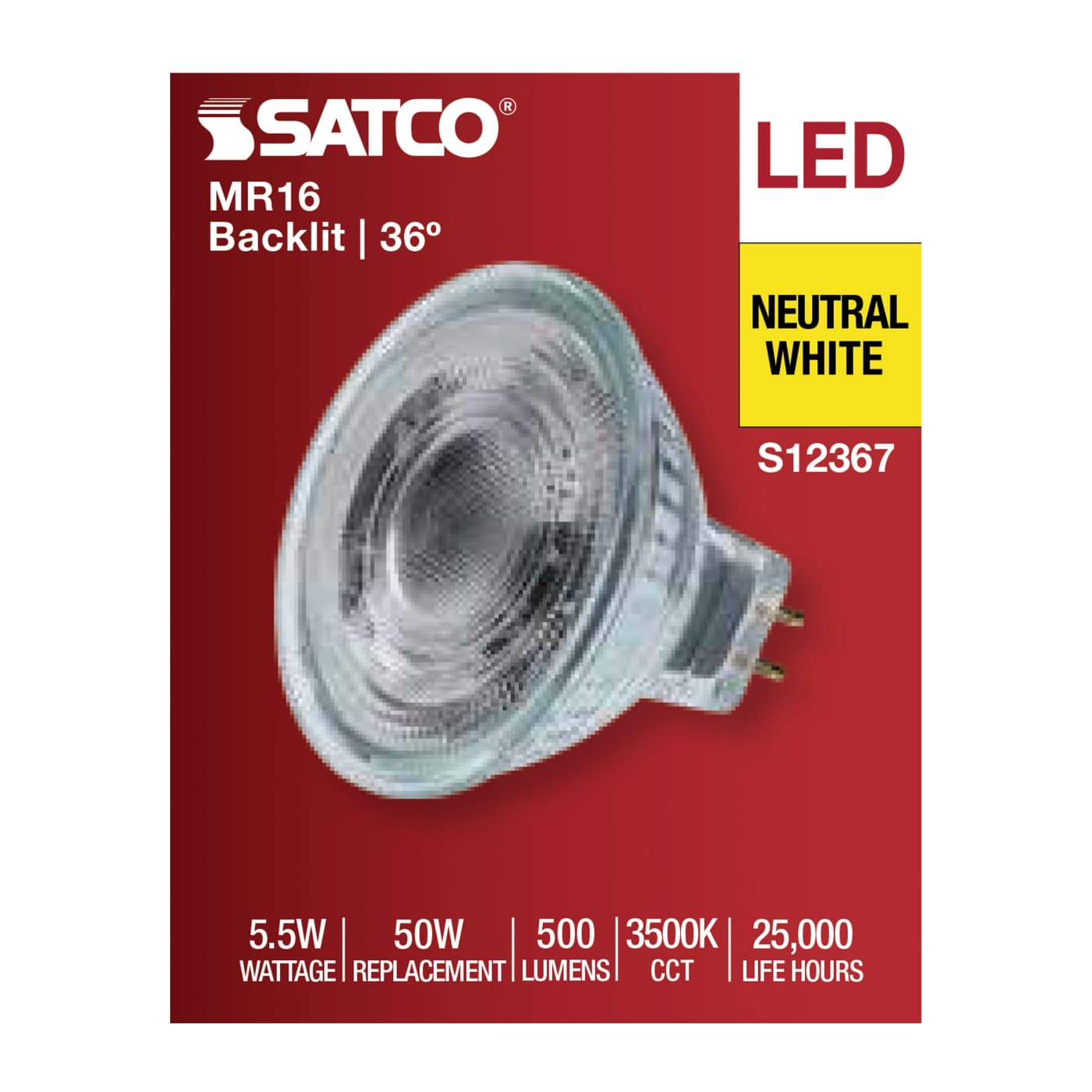 5.5MR16/GB/935/FL36/12V - S12367