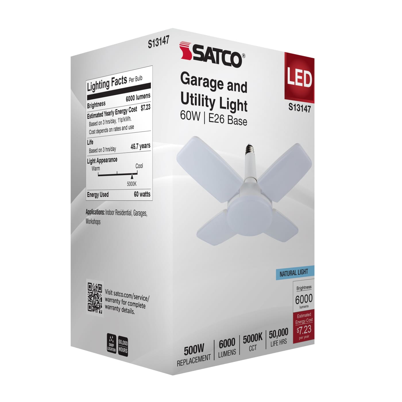 60W/LED/UTL/MB/5000K - S13147