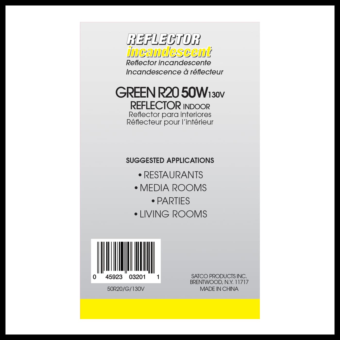 50R20 GREEN STD BASE - S3201