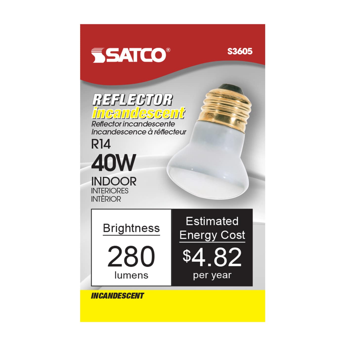 40W R14 STD - S3605