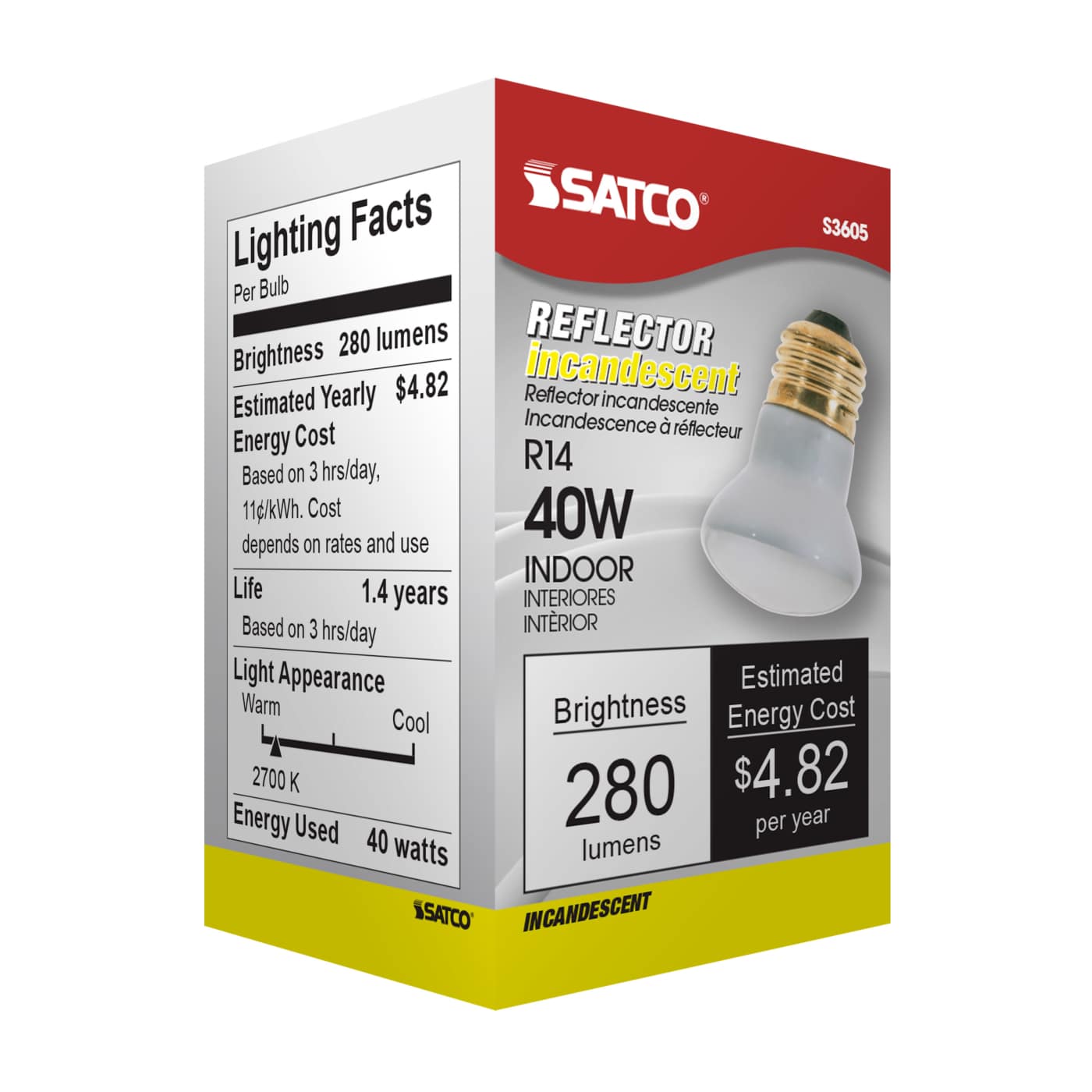 40W R14 STD - S3605