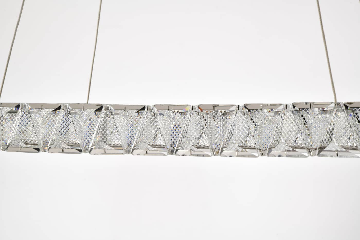 ASHER 36" OVAL CRYSTAL PENDANT - 62-2443