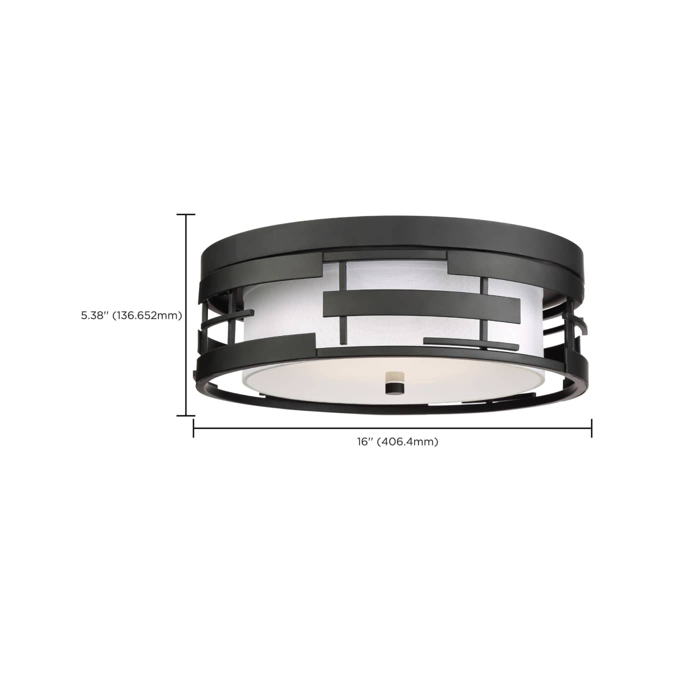 LANSING 3 LIGHT FLUSH - 60-6434
