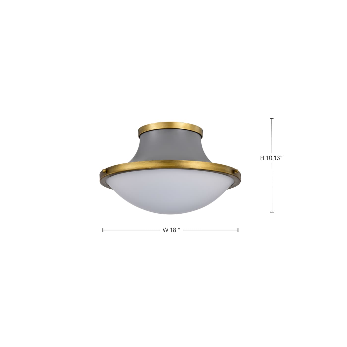 LAFAYETTE 3 LIGHT 18" FLUSH - 60-7916