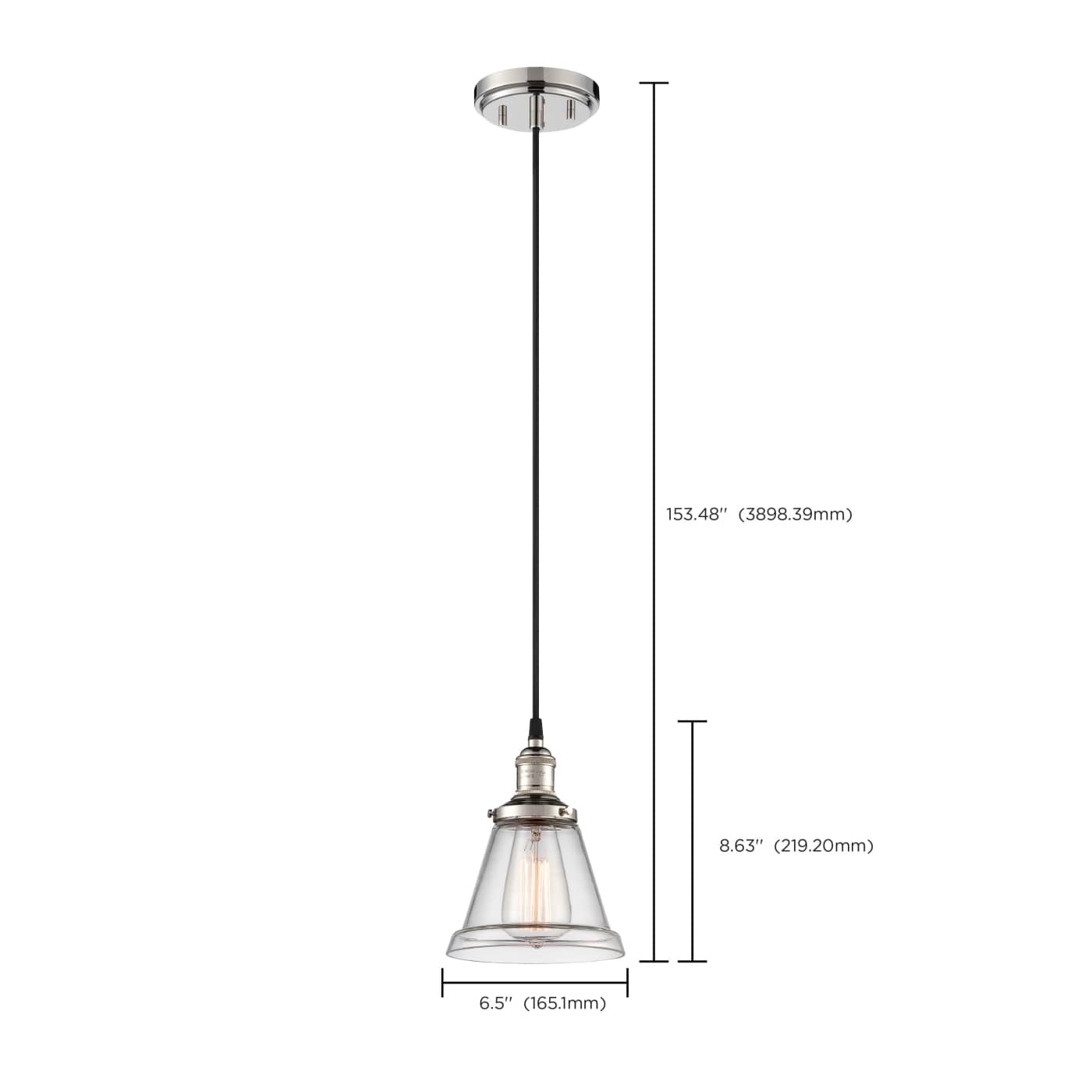 1 LT VINTAGE PENDANT - 60-5402