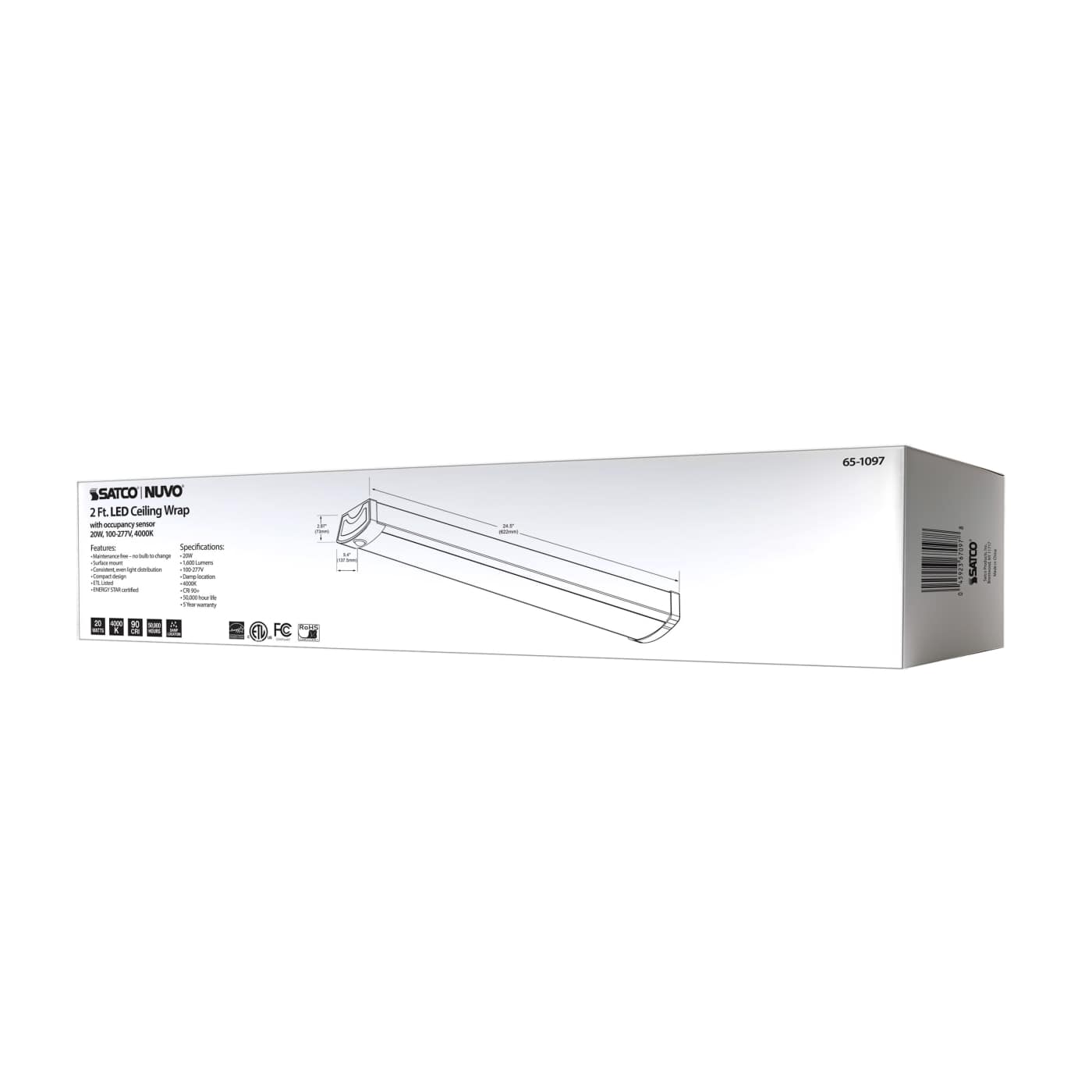 2FT LED CEILING WRAP - 65-1097