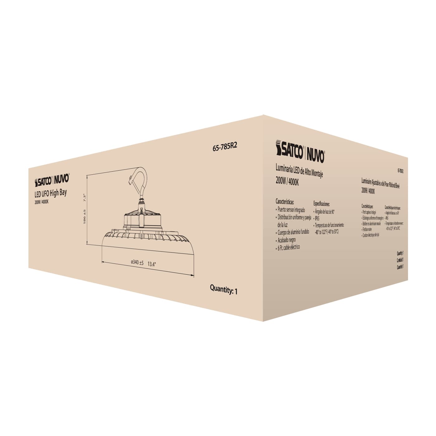 LED UFO HIGHBAY 200W/4000K - 65-785R2