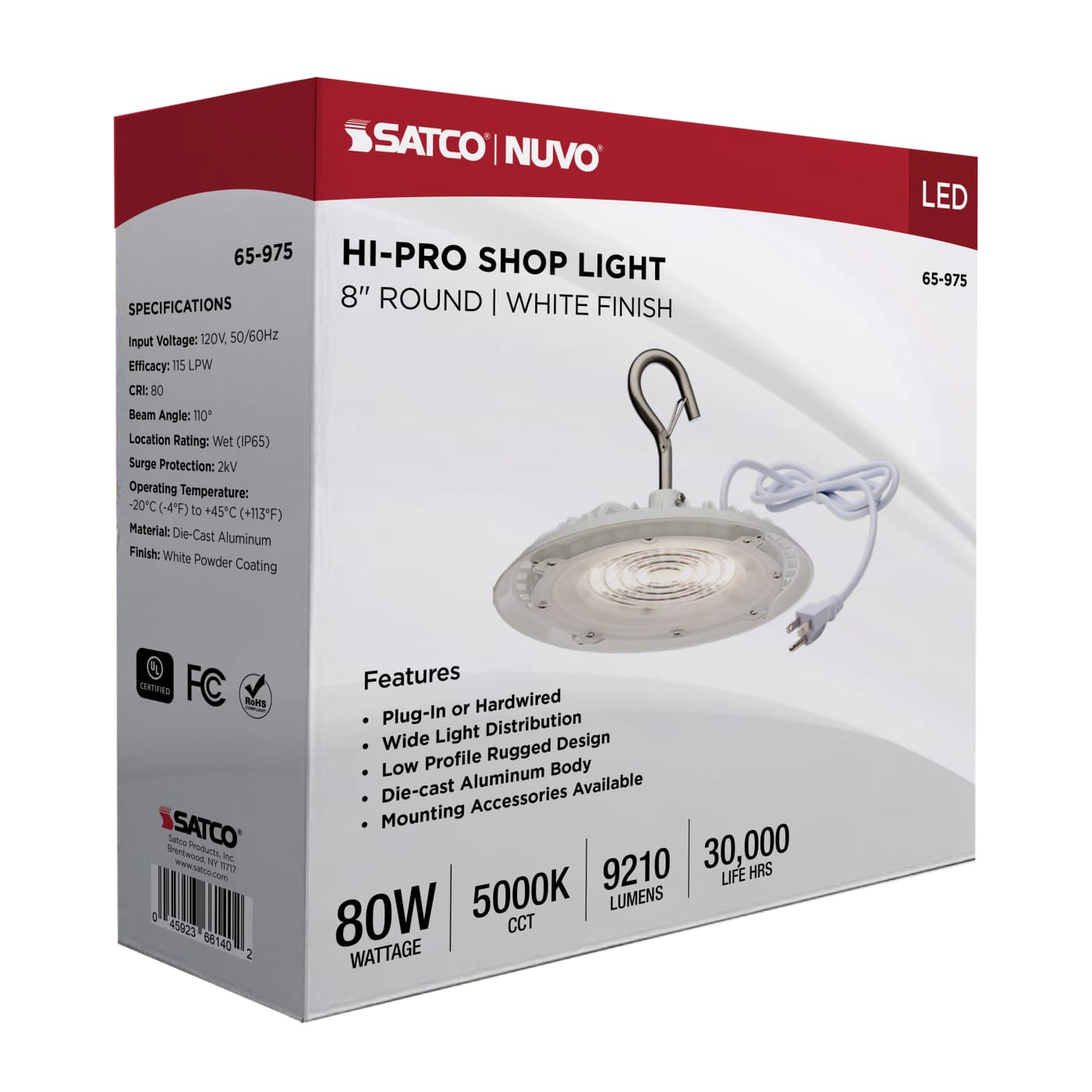 LED 80W UFO W/PLUG/120V - 65-975