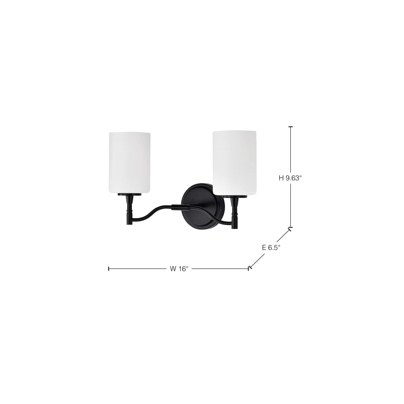 LIAM 2 LIGHT VANITY - 60-8212