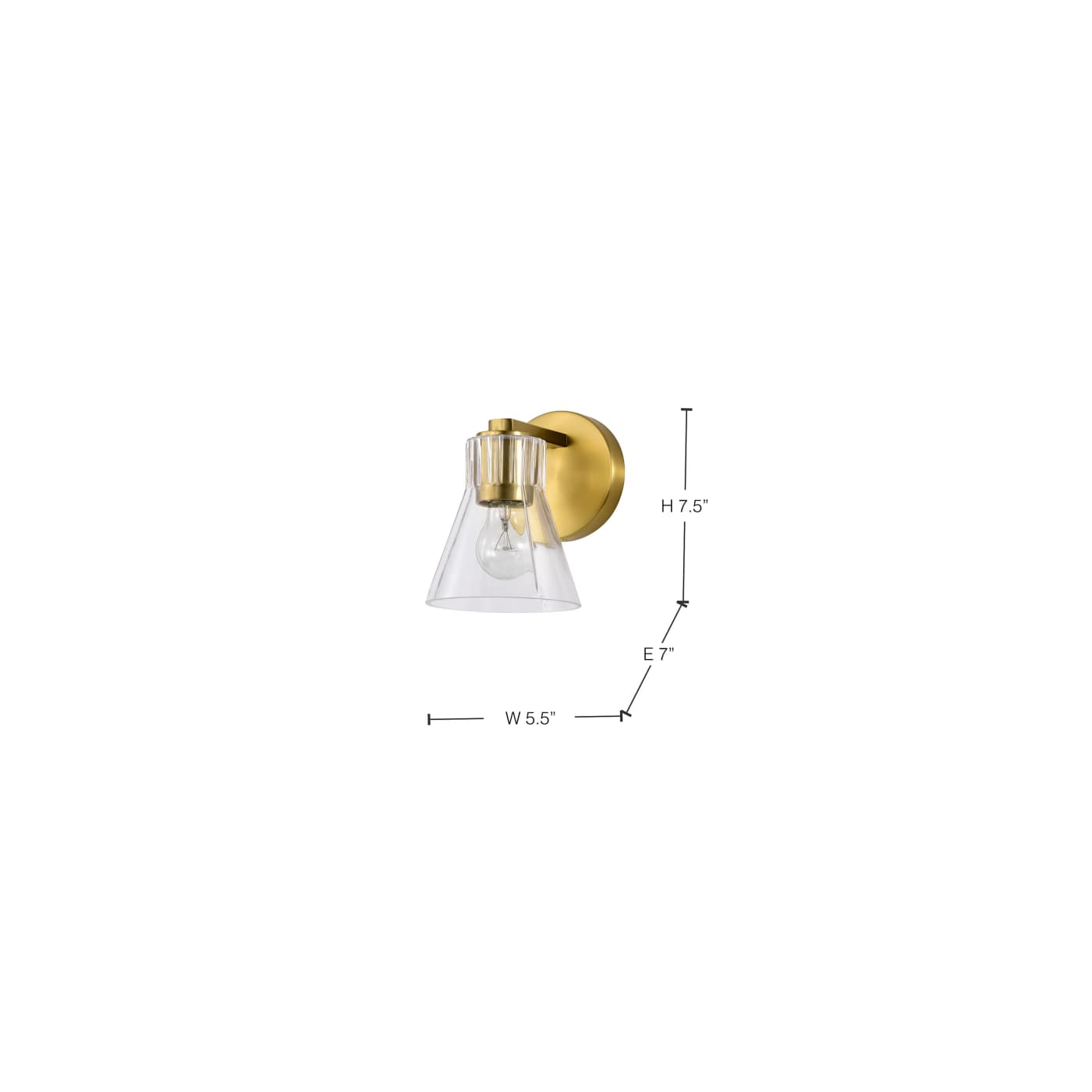 GIANNA 1 LIGHT VANITY - 60-8341