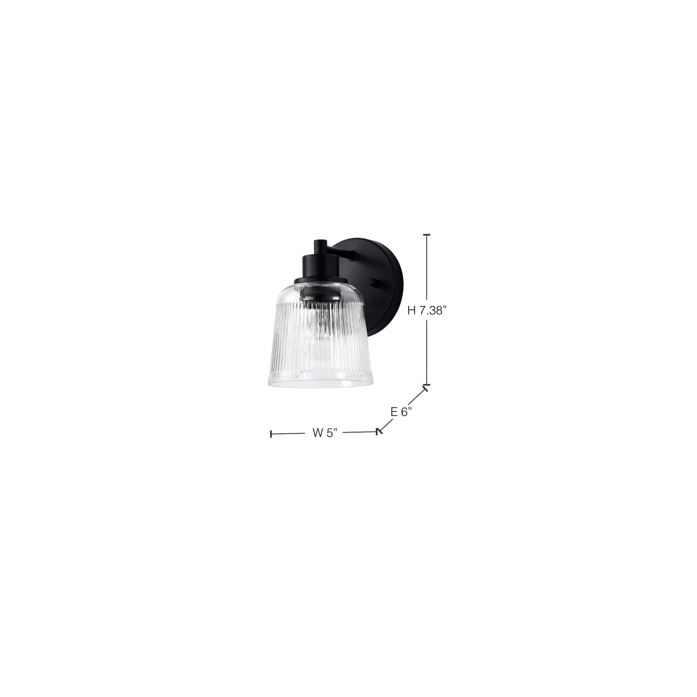 GRAYSON 1 LIGHT VANITY - 60-8601