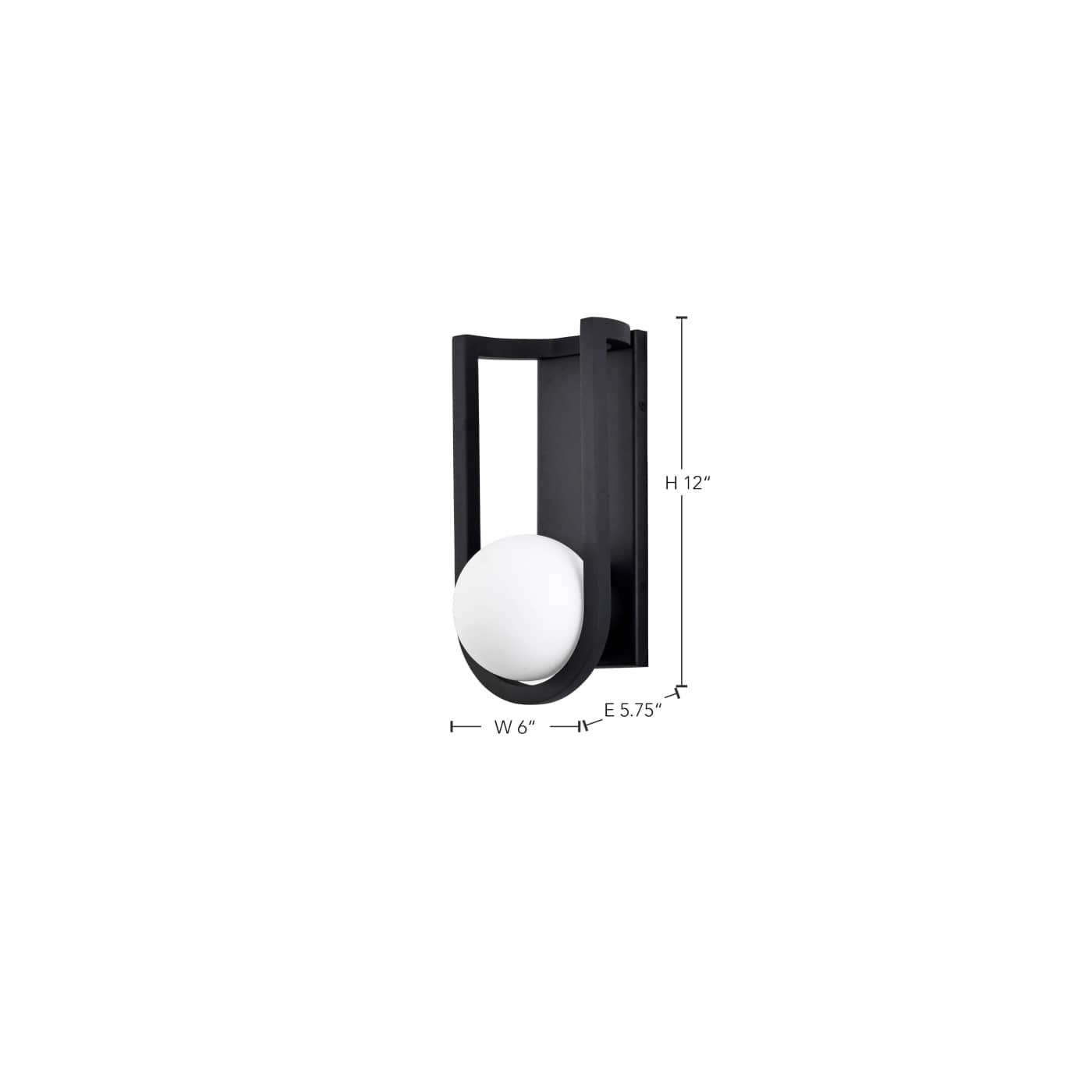 CRADLE 6W LED MED WALL LANTERN - 62-1619