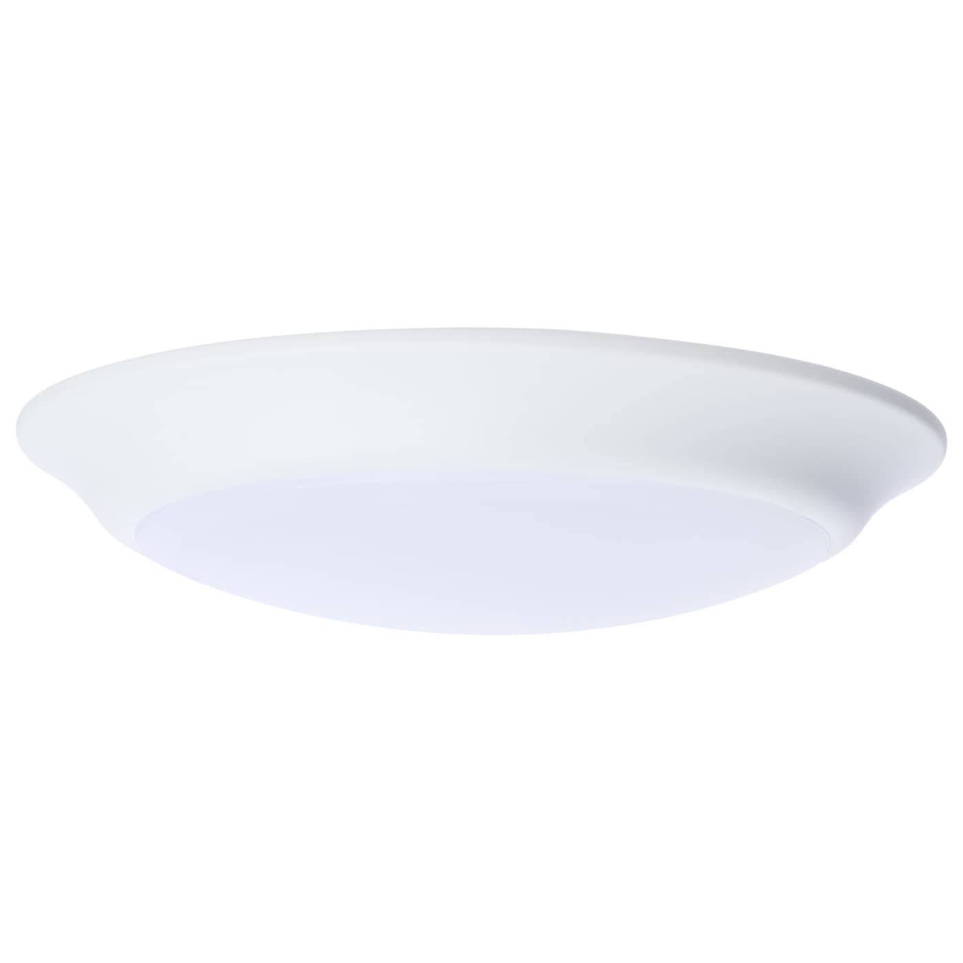 7" LED DISK LIGHT WHITE FINISH - 62-1801R1